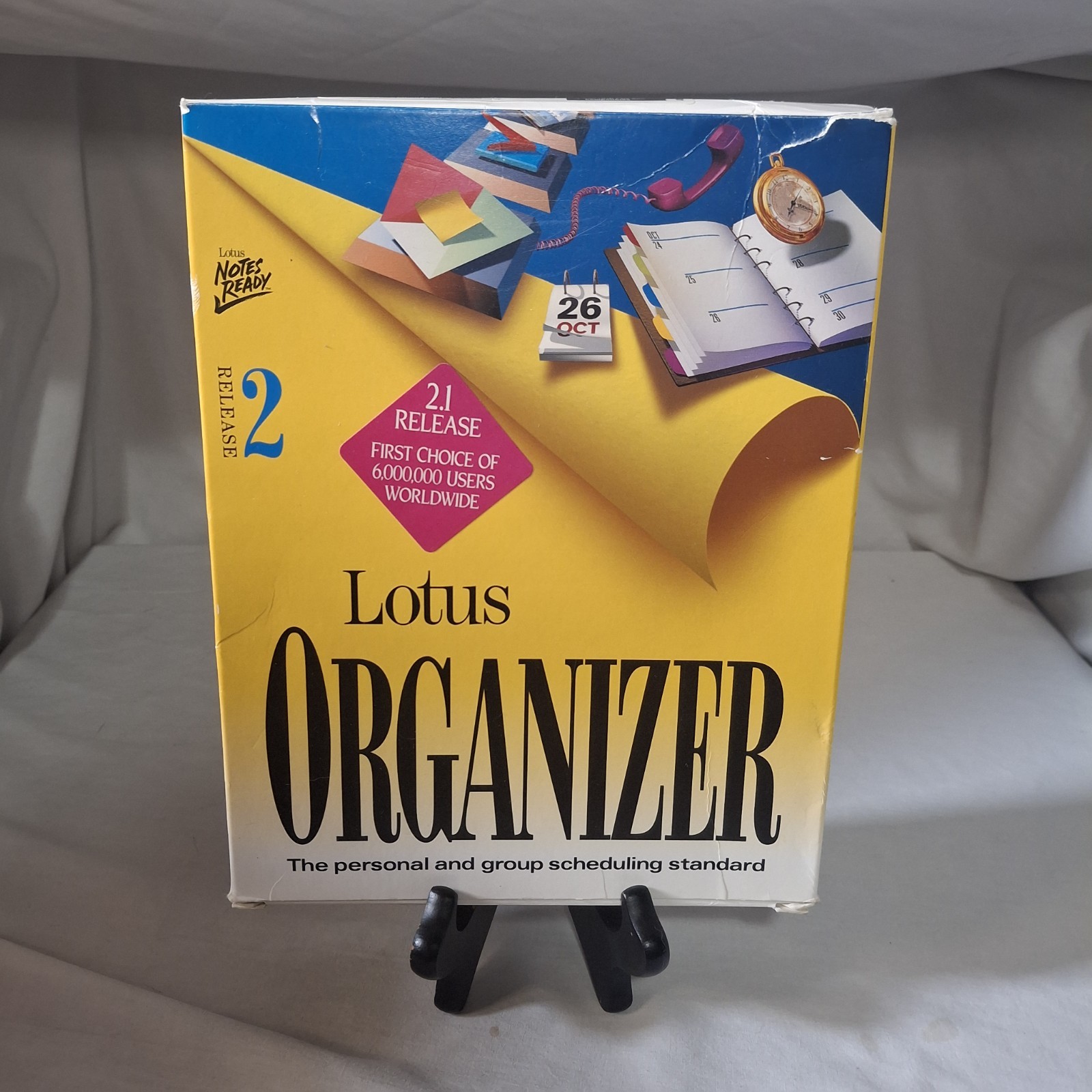 Lotus Organizer 2.1 Release 2 Big Box IBM/Windows 3.1 Complete Floppy Software