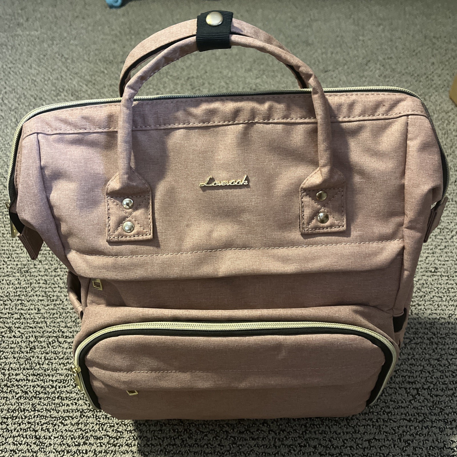 LOVEVOOK Pink Laptop Computer Backpack 15.6in Padded Sleeve USB Port New w/tags