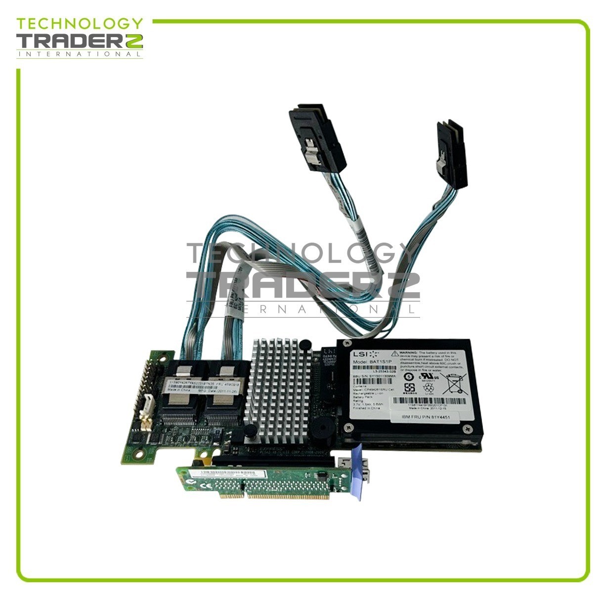 46M0918 IBM ServeRAID M5014 SAS 6G SATA 6G PCI-E RAID Controller W/ 2x 69Y0993
