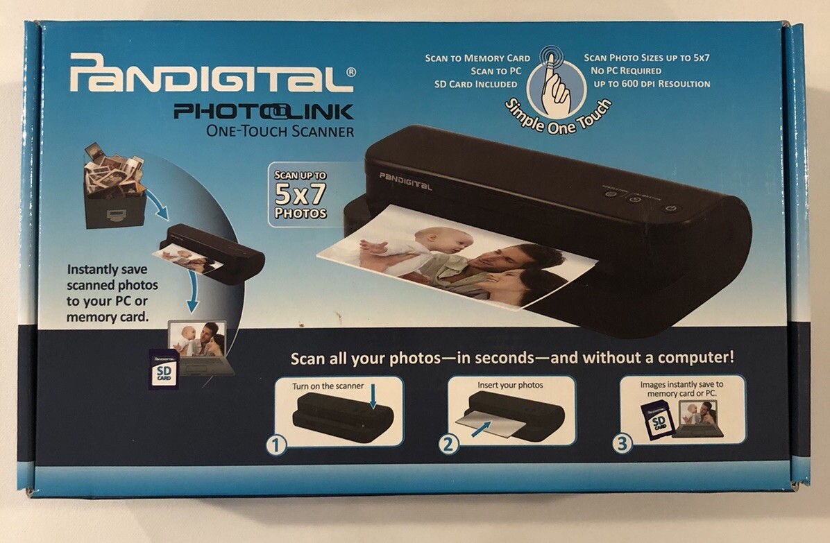 Pandigital PhotoLink One-Touch Scanner - Open Box