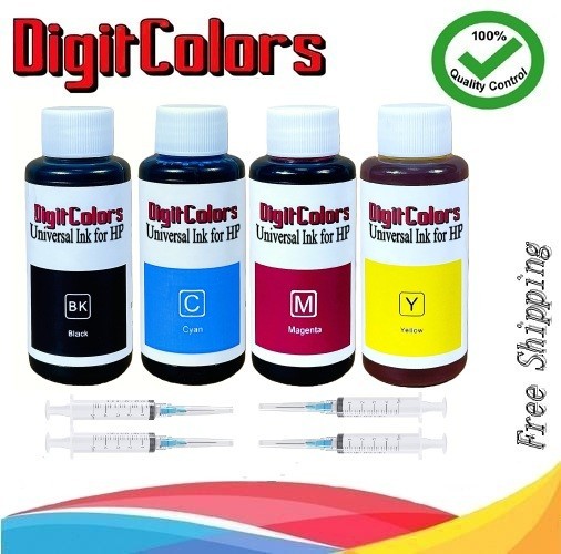 4 color 100ml Refill Ink kit box  for HP ink cartridge 67 67XL 667 667XL 662 680