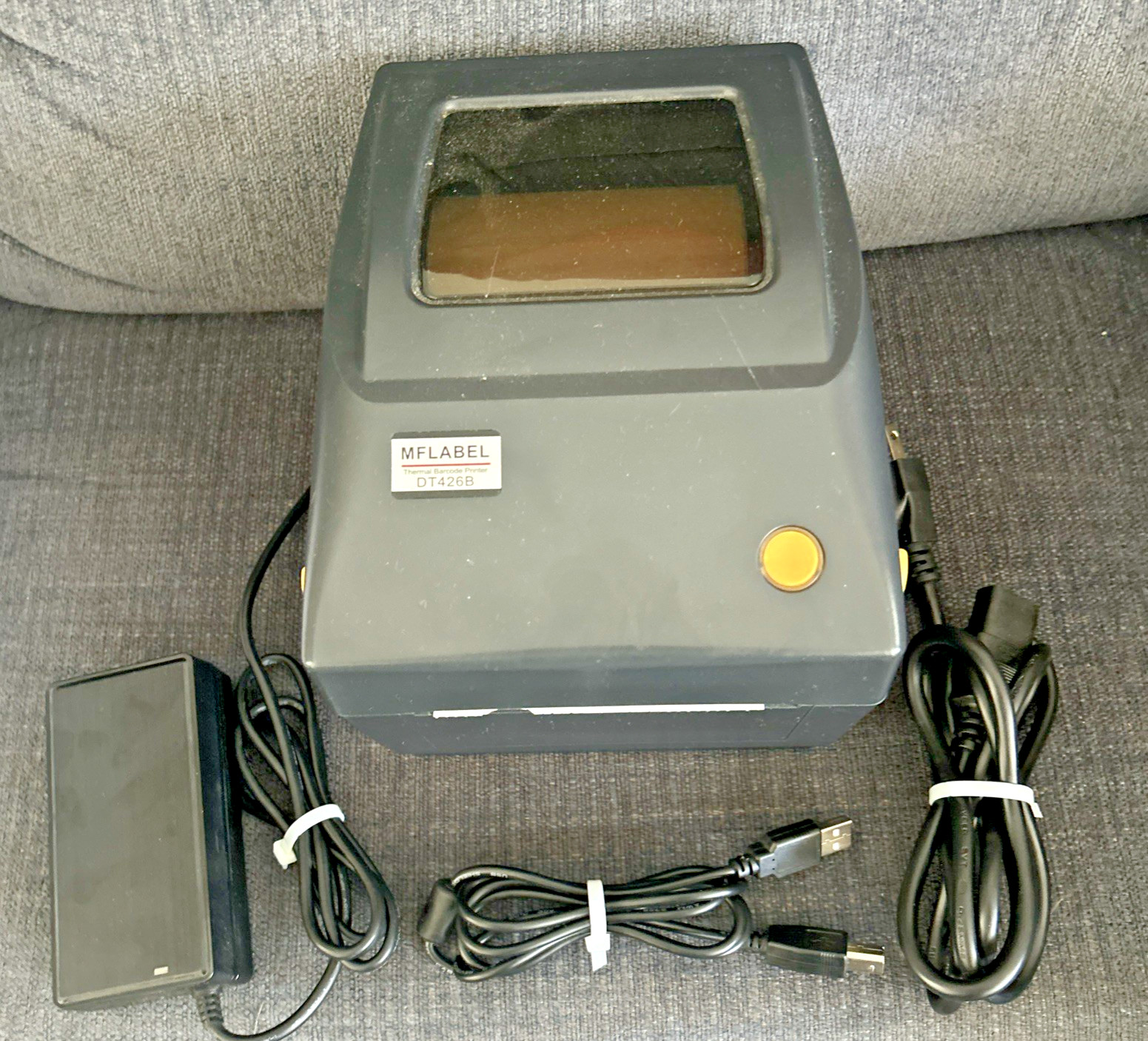 MFLABEL Thermal Barcode Printer, DT426B With Cable And Power Supply