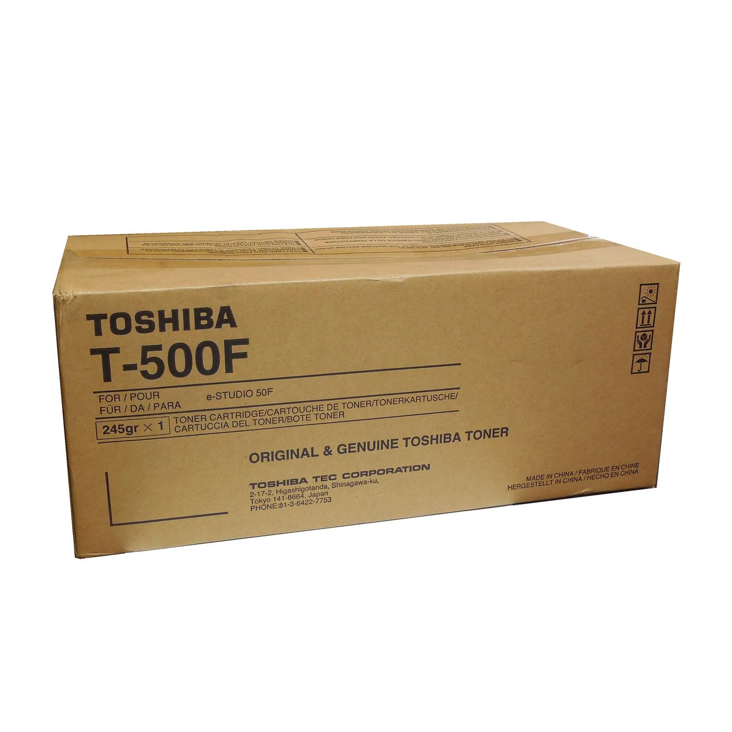Toshiba T-500F (T500F) Black Toner Cartridge 6k e studio 50F Genuine OEM
