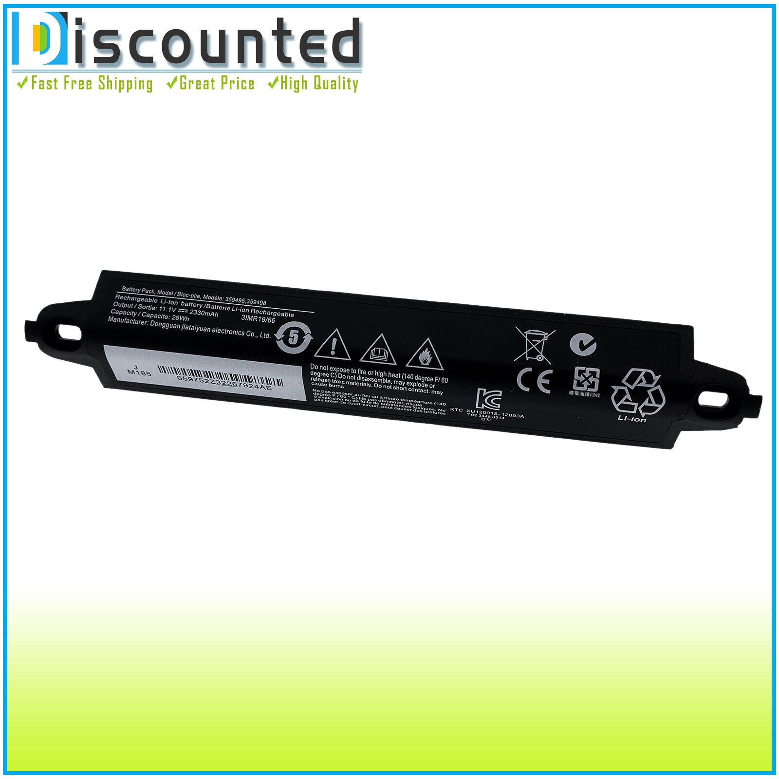 For Bose Soundlink 1 2 3 Speaker Battery 330105 330107 330107A 359495 359498