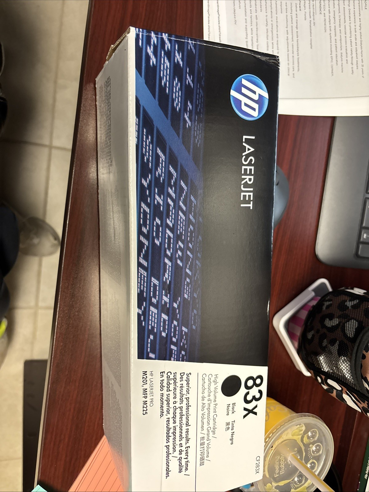 HP 83X CF283X High Yield Black Laser Toner for M201/M201dw/M201n M225