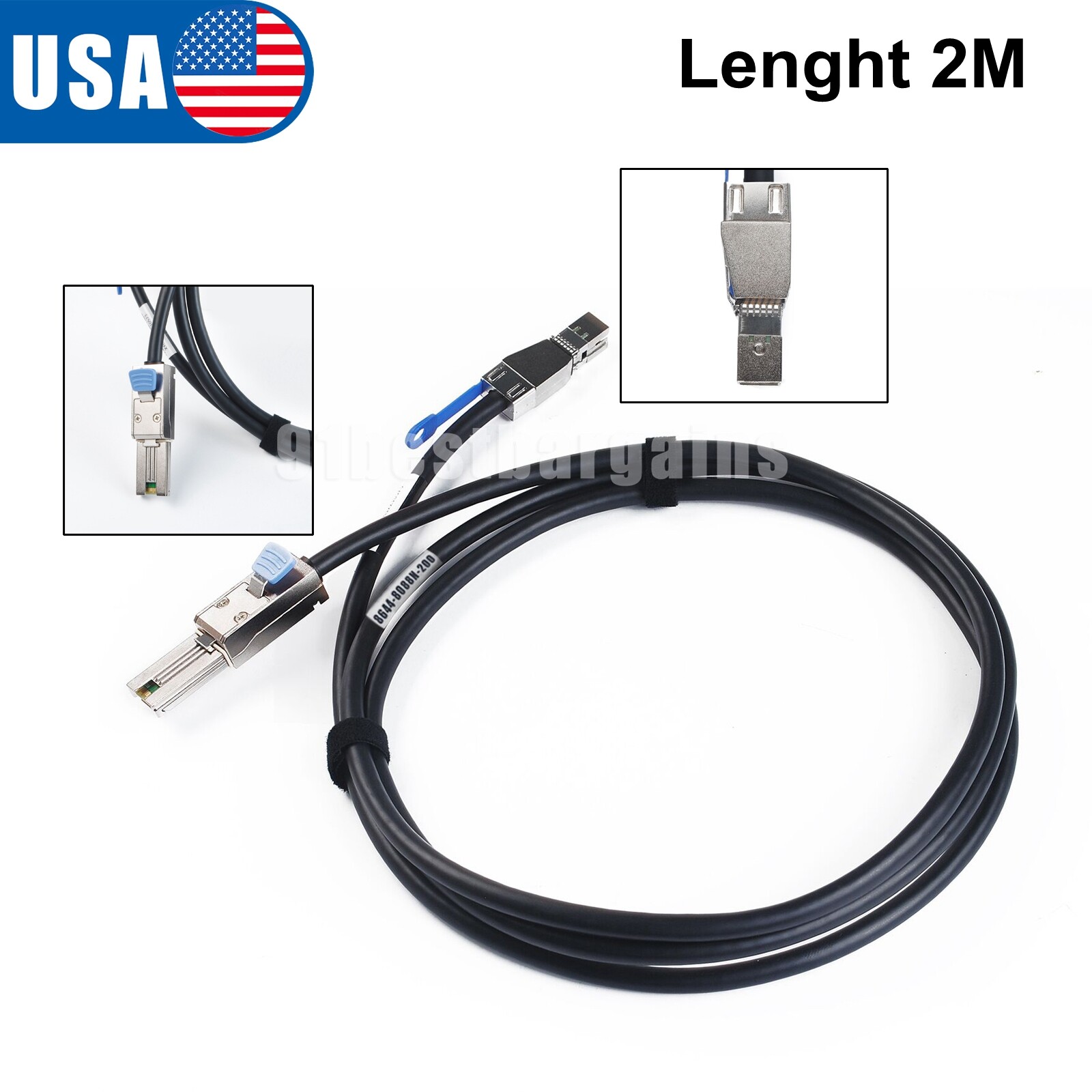 Brand New For DELL 2 METER EXTERNAL MINI SAS SFF-8088 MINI SAS HD SFF-8644 YJXMR