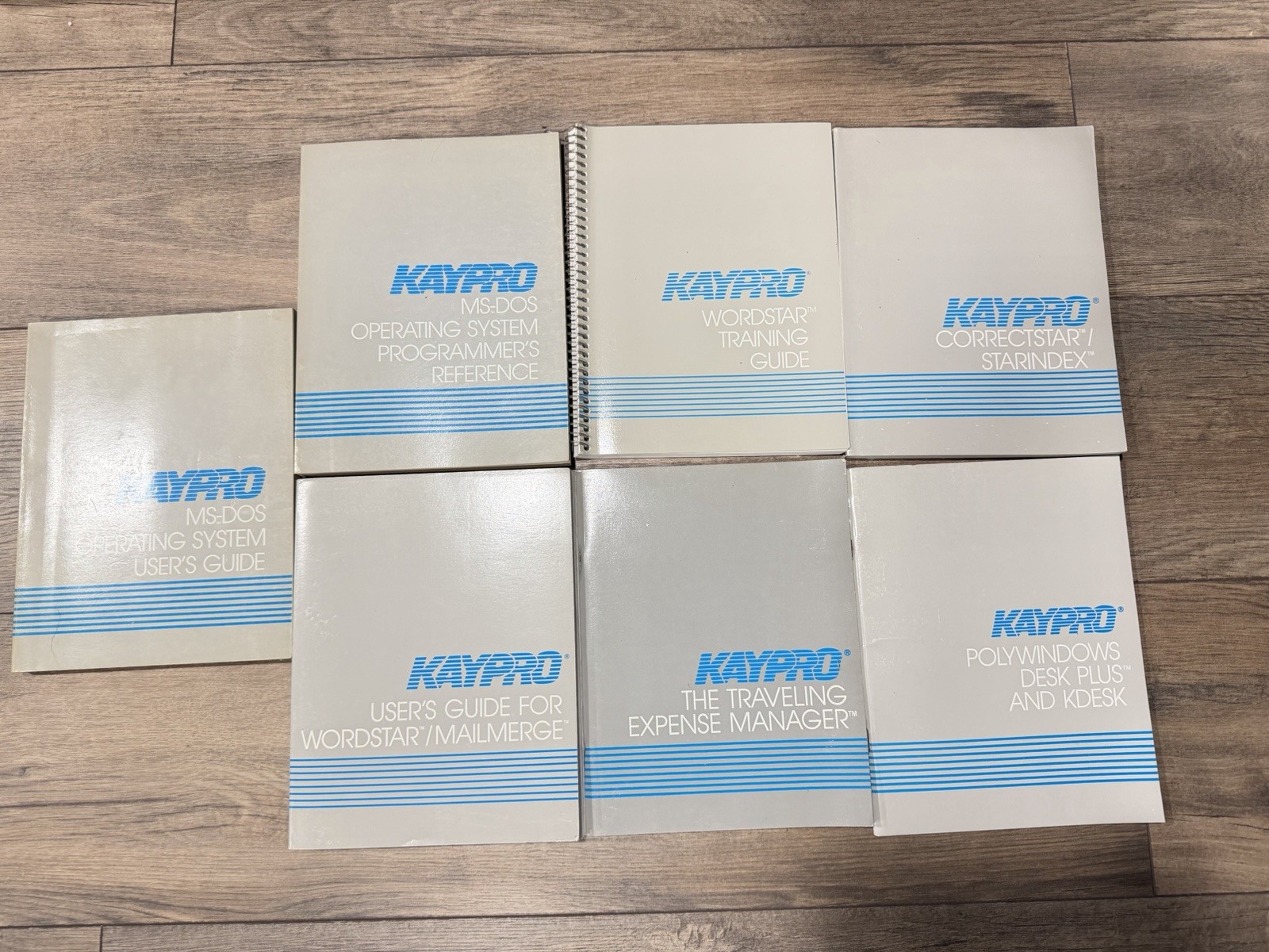 Vintage 1983 KAYPRO Computer Lot of 7 User Manuals- GOOD CONDITION