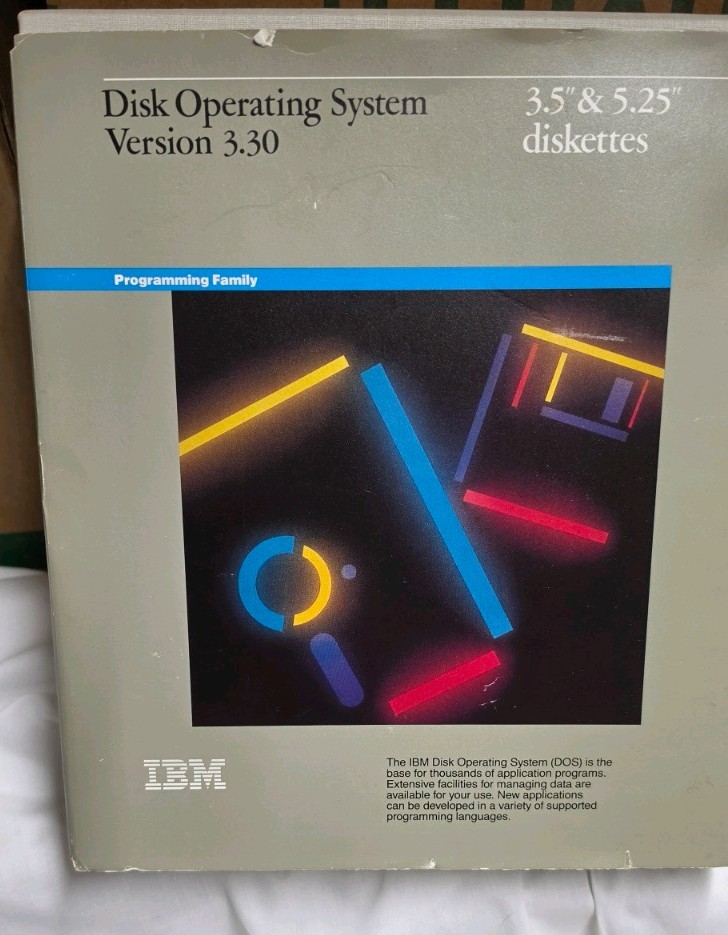 IBM DOS 3.30 Disk Operating System 1st Edition 5.25 Software Disks Untested 1987