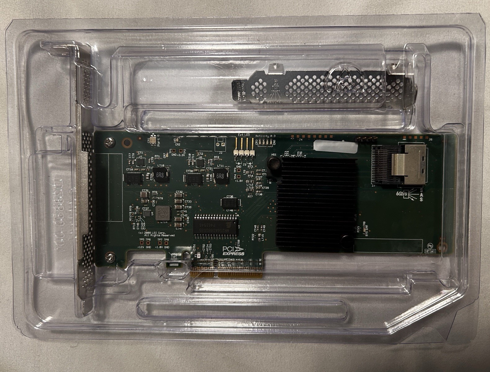 NEW 9211-4I LSI Logic 6Gb 4 Port PCI Express x4 SAS SATA RAID Controller Card