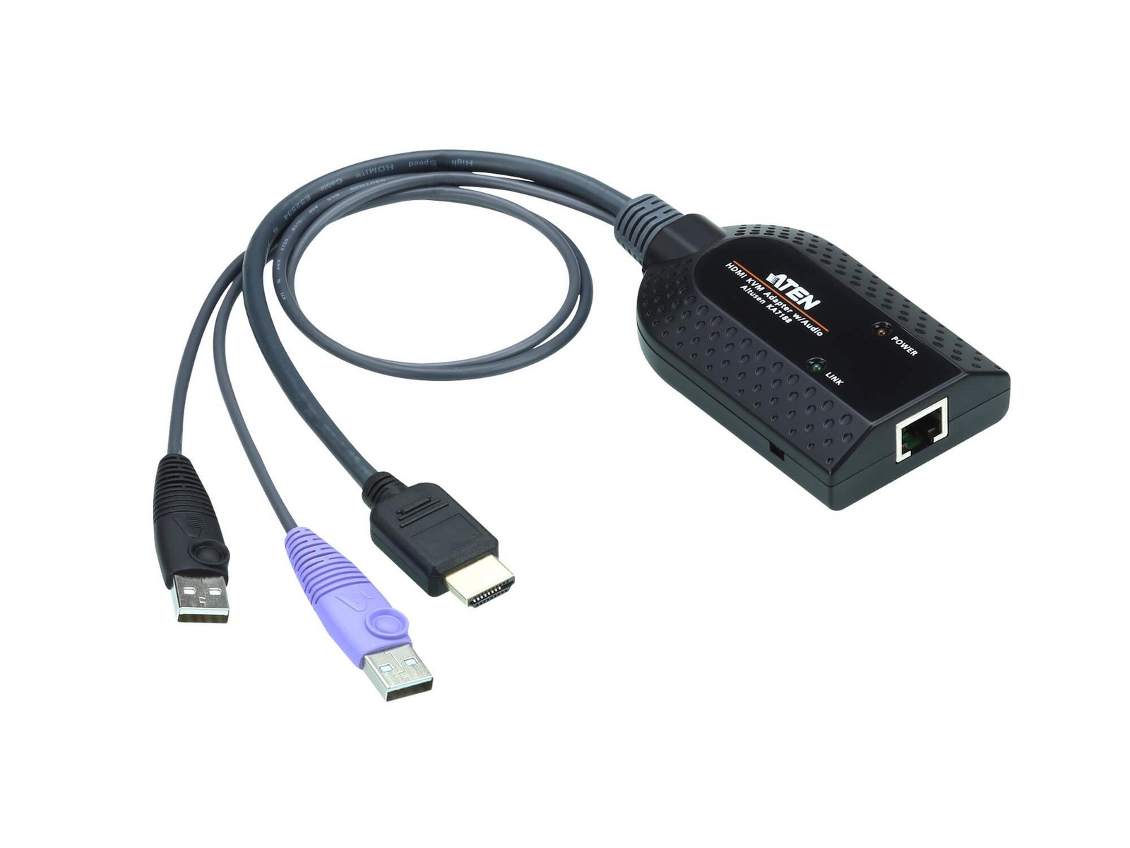 ATEN KA7188 USB HDMI KVM Adapter Cable Audio Extract 1920x1200