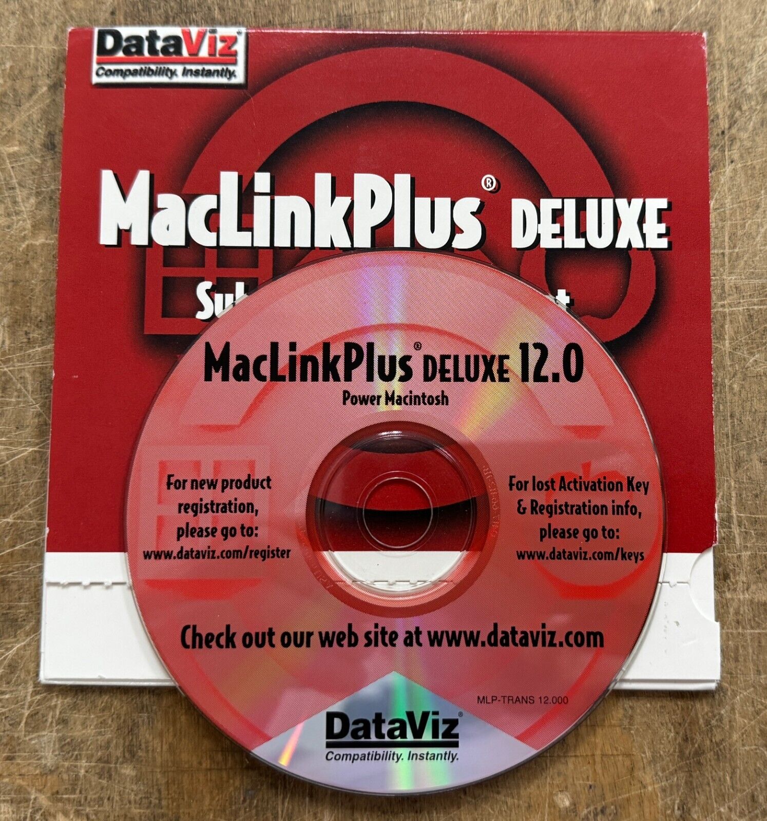 DataViz MacLinkPlus DELUXE 12.0 For Power Mac w/Registration & Activation