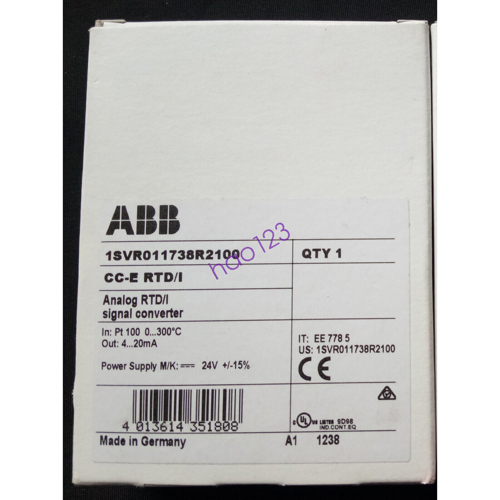 1 piece new abb CC-E/RTD/I Signal converter  DHL/FedEx