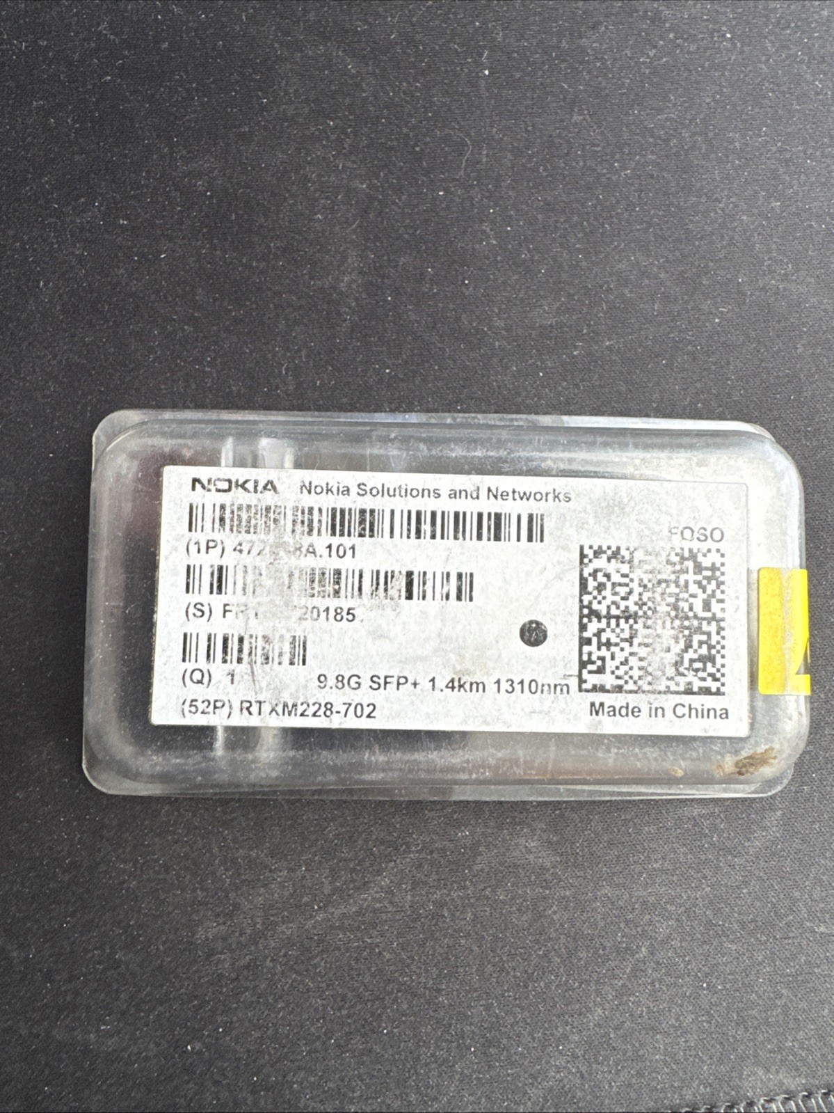 Nokia 9.8G SFP+ 1.4km 1310nm (52P) RTXM228-702