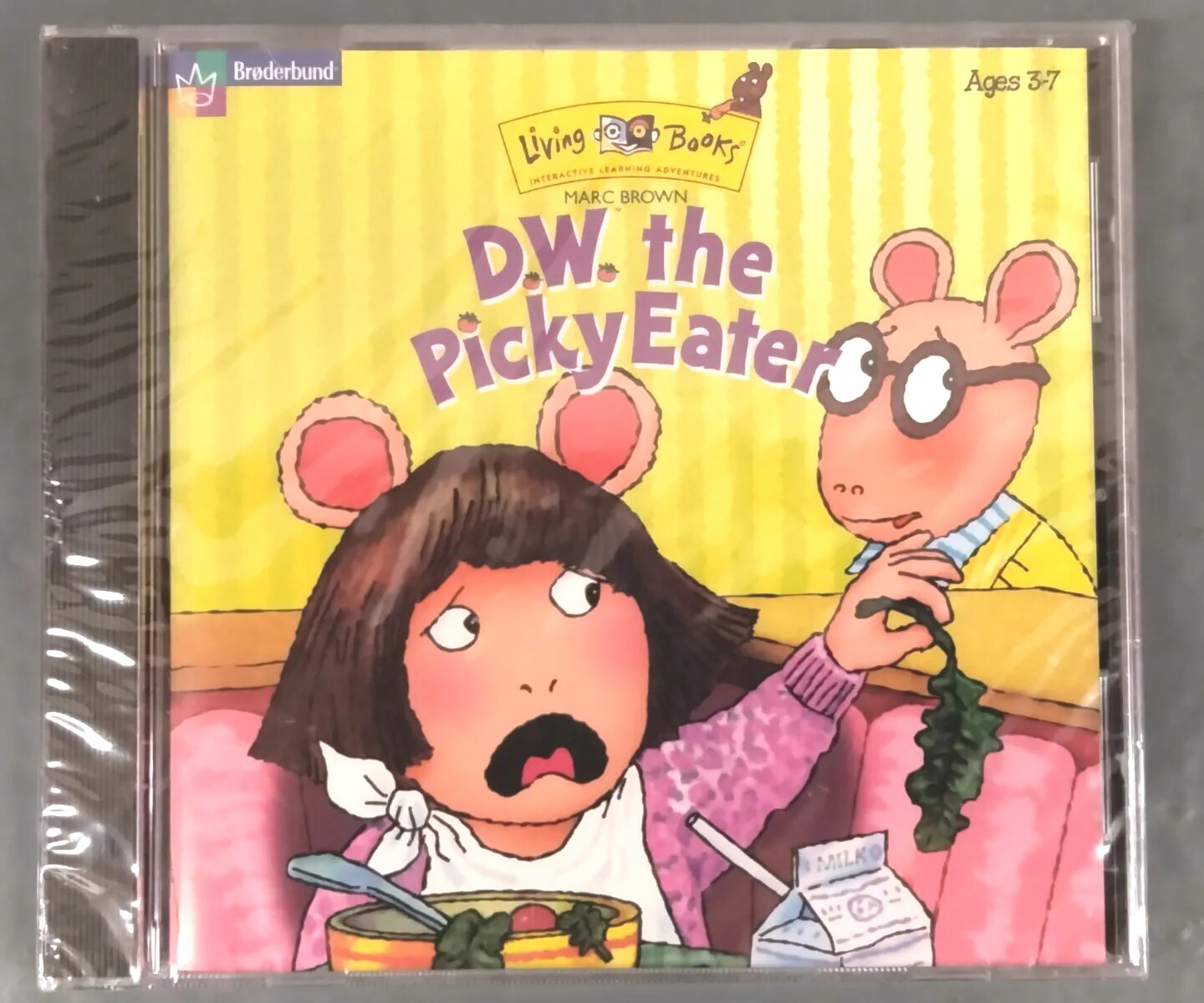 Marc Brown interactive CD-ROM "D. W. the Picky Eater" by Brøderbund Living Books
