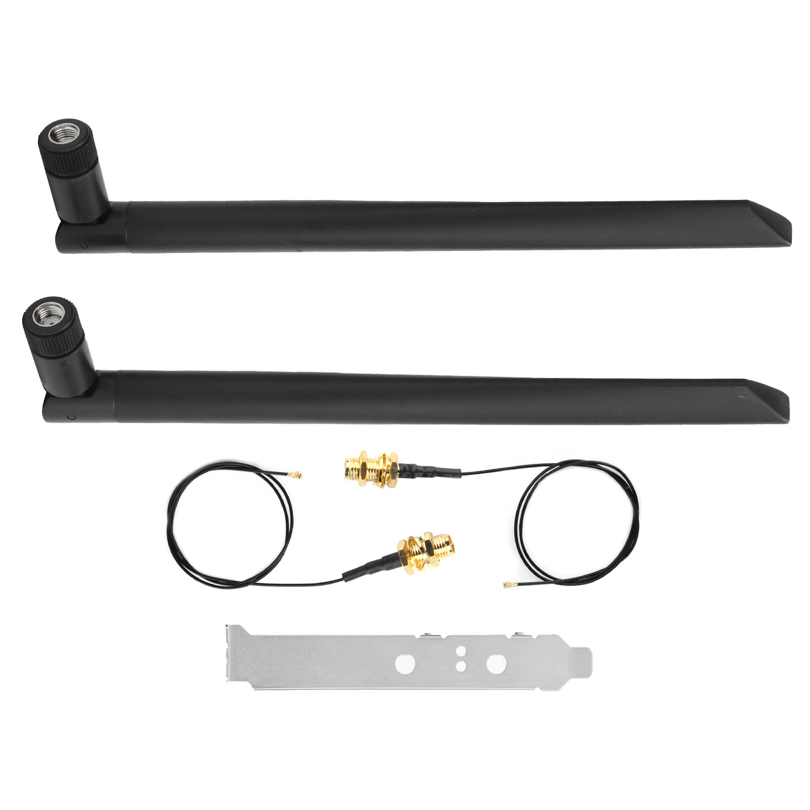 2x 8dBi Antenna 4 To SMA Extension Cable External For NGFF M.2 WiFi BT 30cm