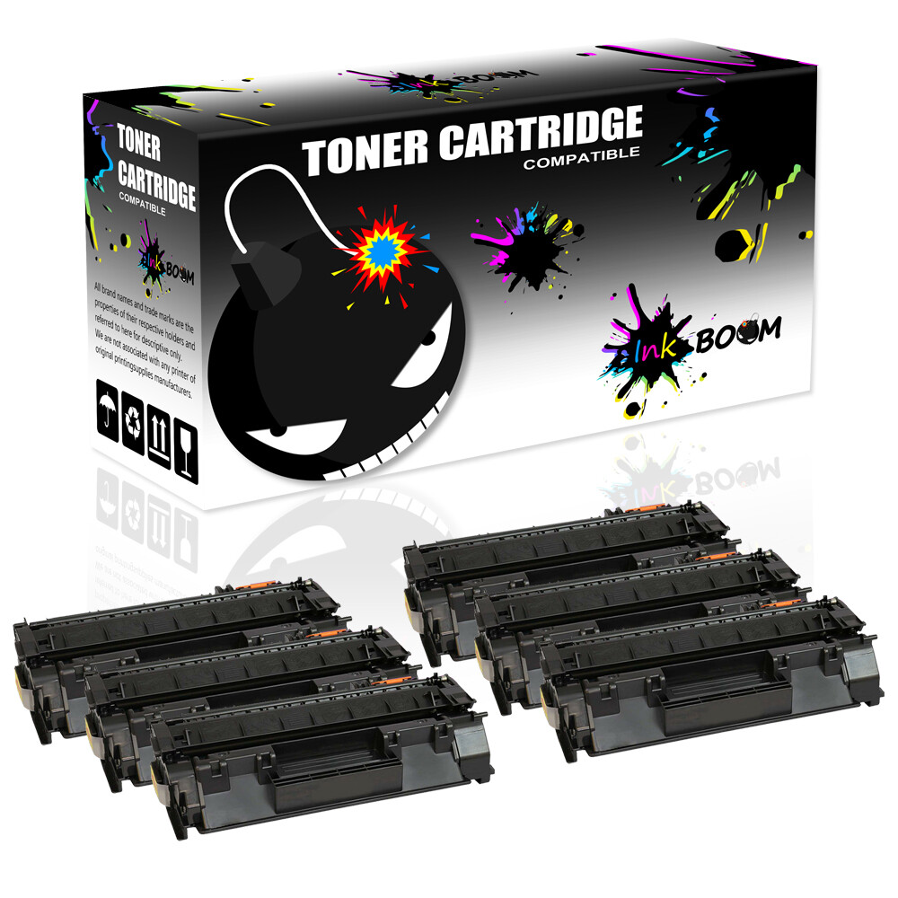 6 Black Toner Cartridges replace for HP Q5949A 49A LaserJet MFP 3390 1320TN