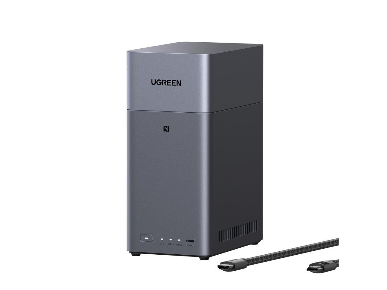 DH2300 UGREEN NASync DH2300 Storage Hub with HDMI Cable 2-bay, Rockchip RK3576