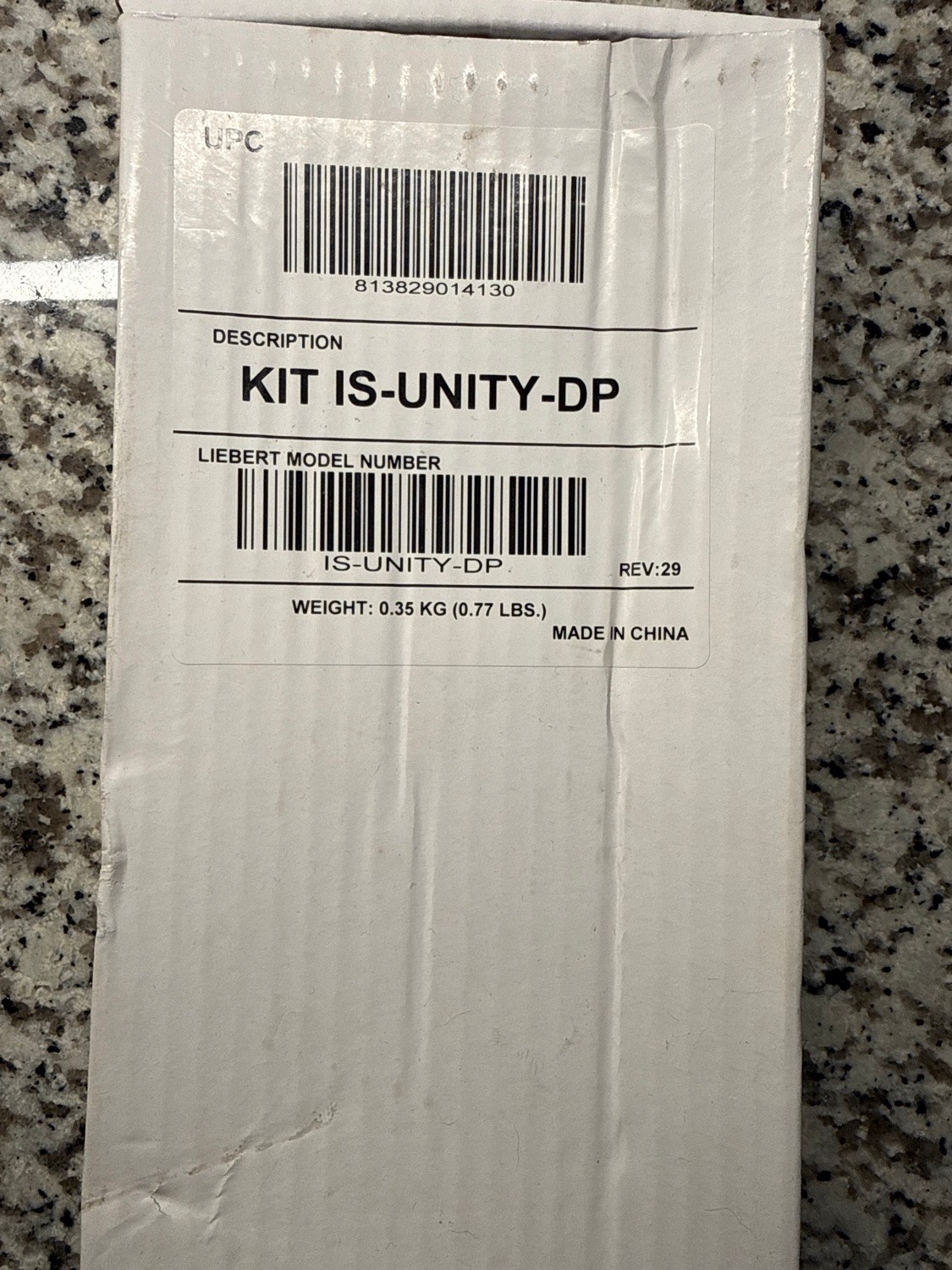 Vertiv Liebert IS-UNITY-DP IntelliSlot Dual Protocol Network Card NEW IN BOX