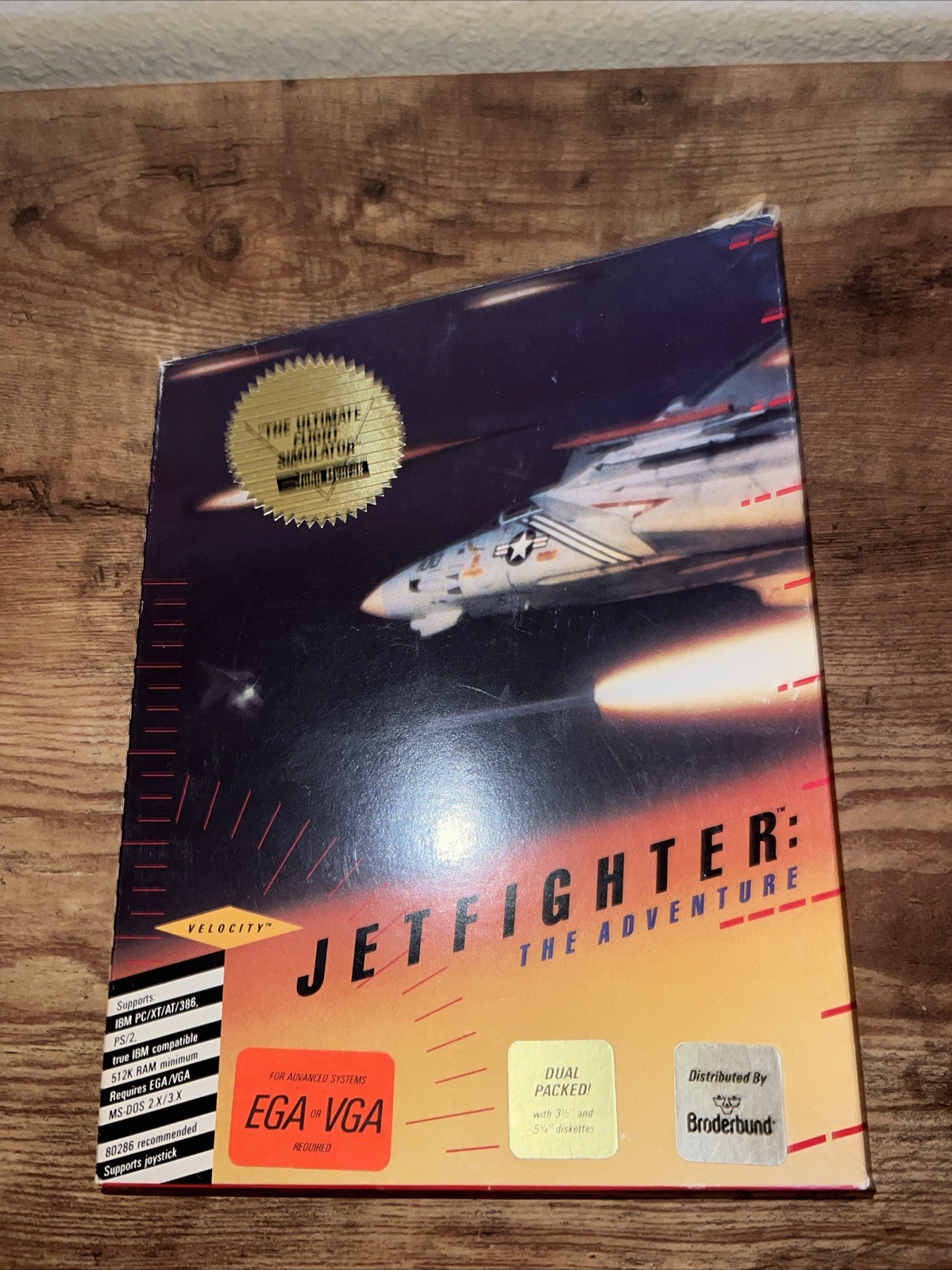 Jetfighter: The Adventure 1988 Velocity IBM PC Game
