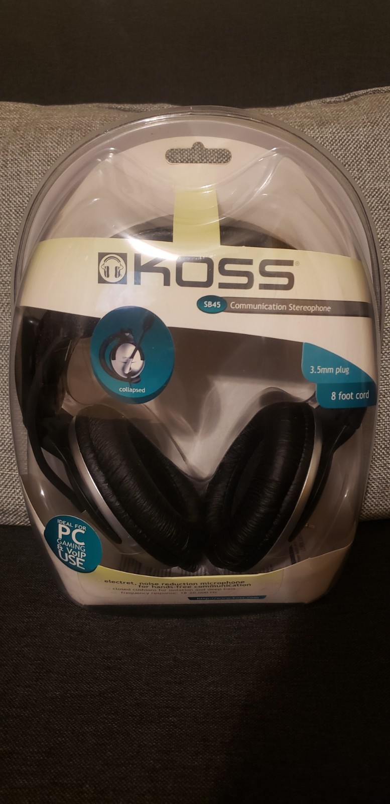 Koss SB45 Communication Headset with Noise-Reduction Microphone - NEW
