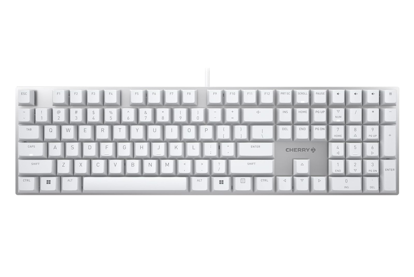 Cherry KC 200 MX Wired Mechanical Office Keyboard MX2A Silent RED Switches