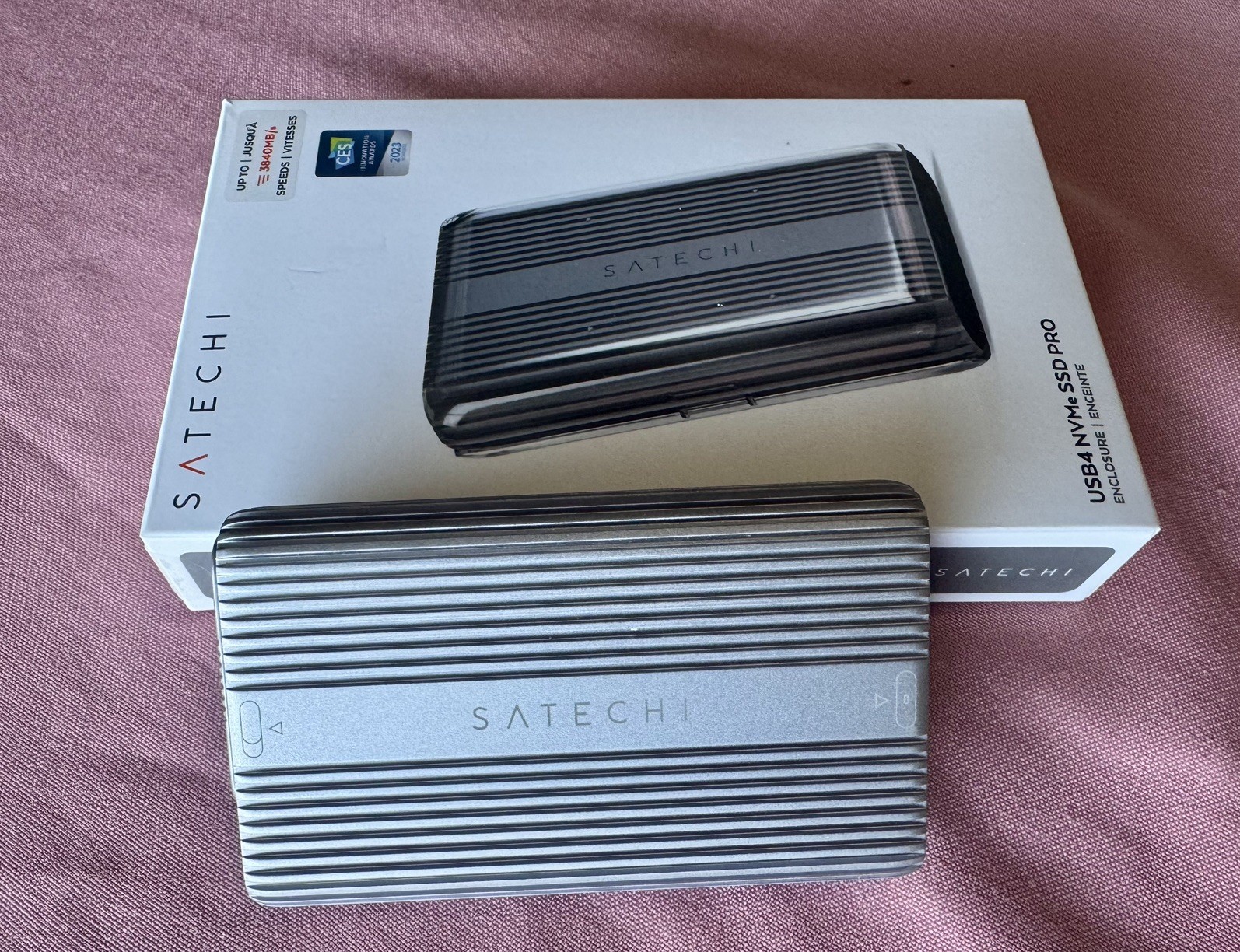 Satechi M.2 Enclosure, USB4 NVMe SSD Pro Enclosure, 40Gbps, up to 16TB.