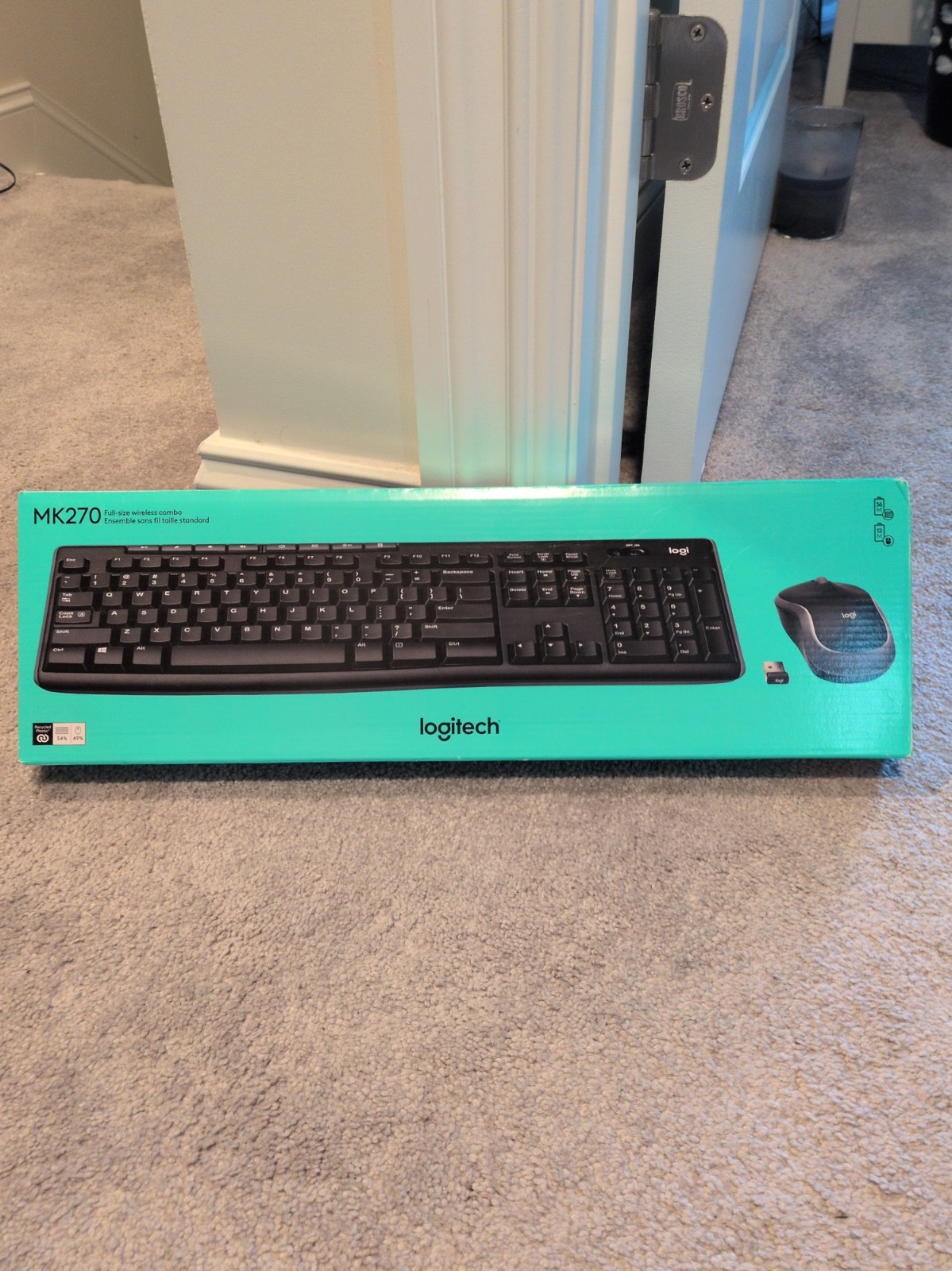 Logitech MK270 Wireless Keyboard and Mouse Combo - Black