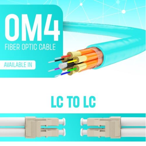 Startech LCLCL-3M-OM5-FIBER OM5 LC/LC MULTIMODE FIBER CABLE LOMMF/SWDM/100G - 50