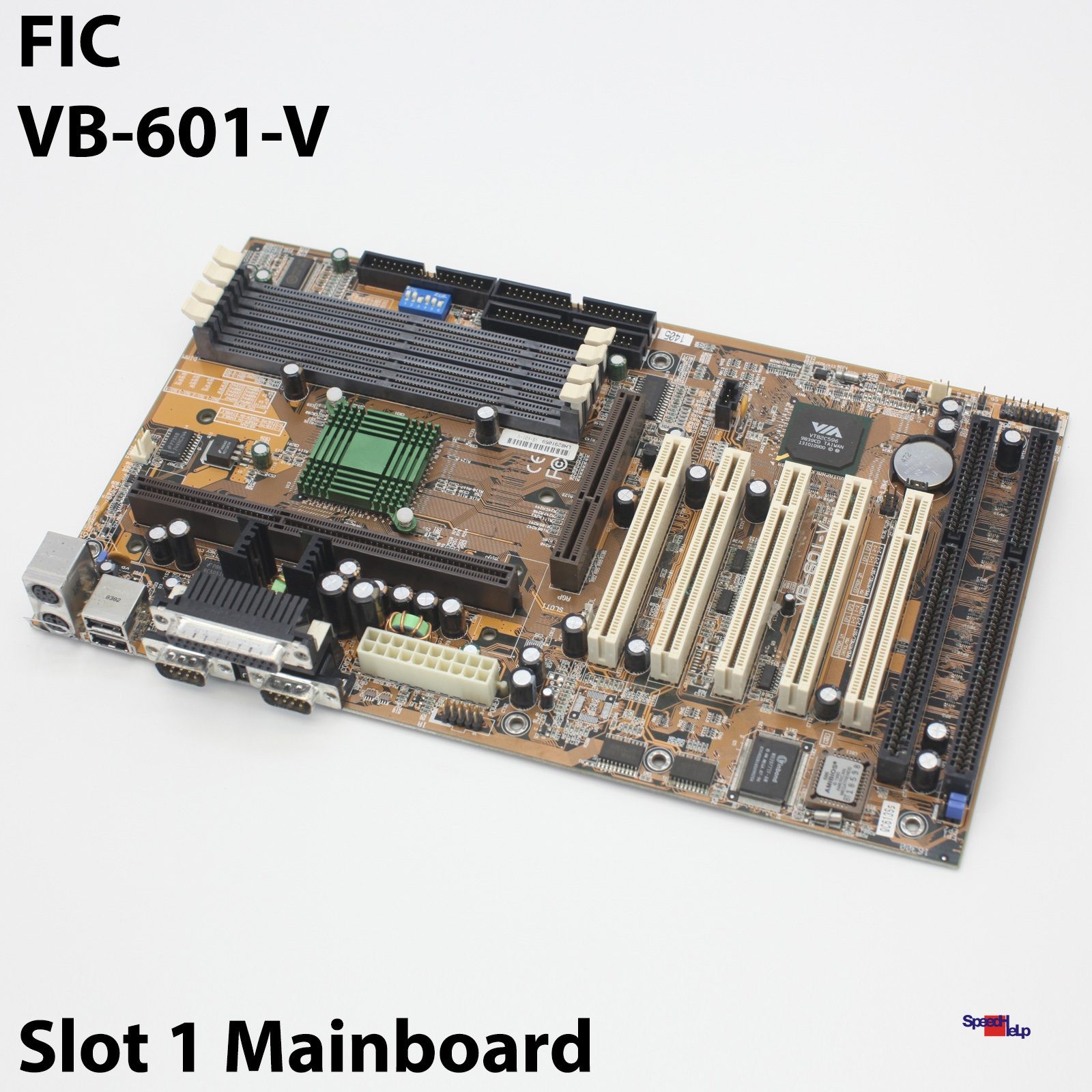 FIC VB-601-V PENTIUM CELERON II III SLOT 1 MOTHERBOARD MOTHERBOARD FAULTY
