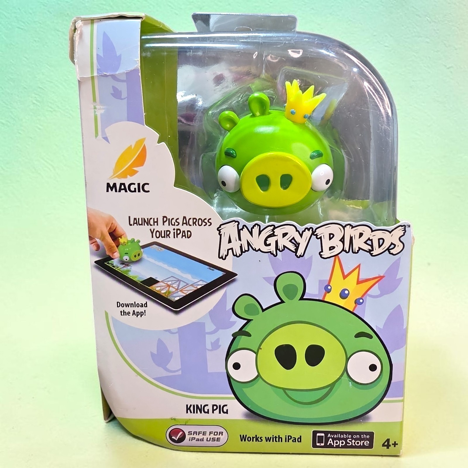 NEW Angry Birds King Pig Apptivity Figure Mattel SEALED Nostalgia Toy Collectibl