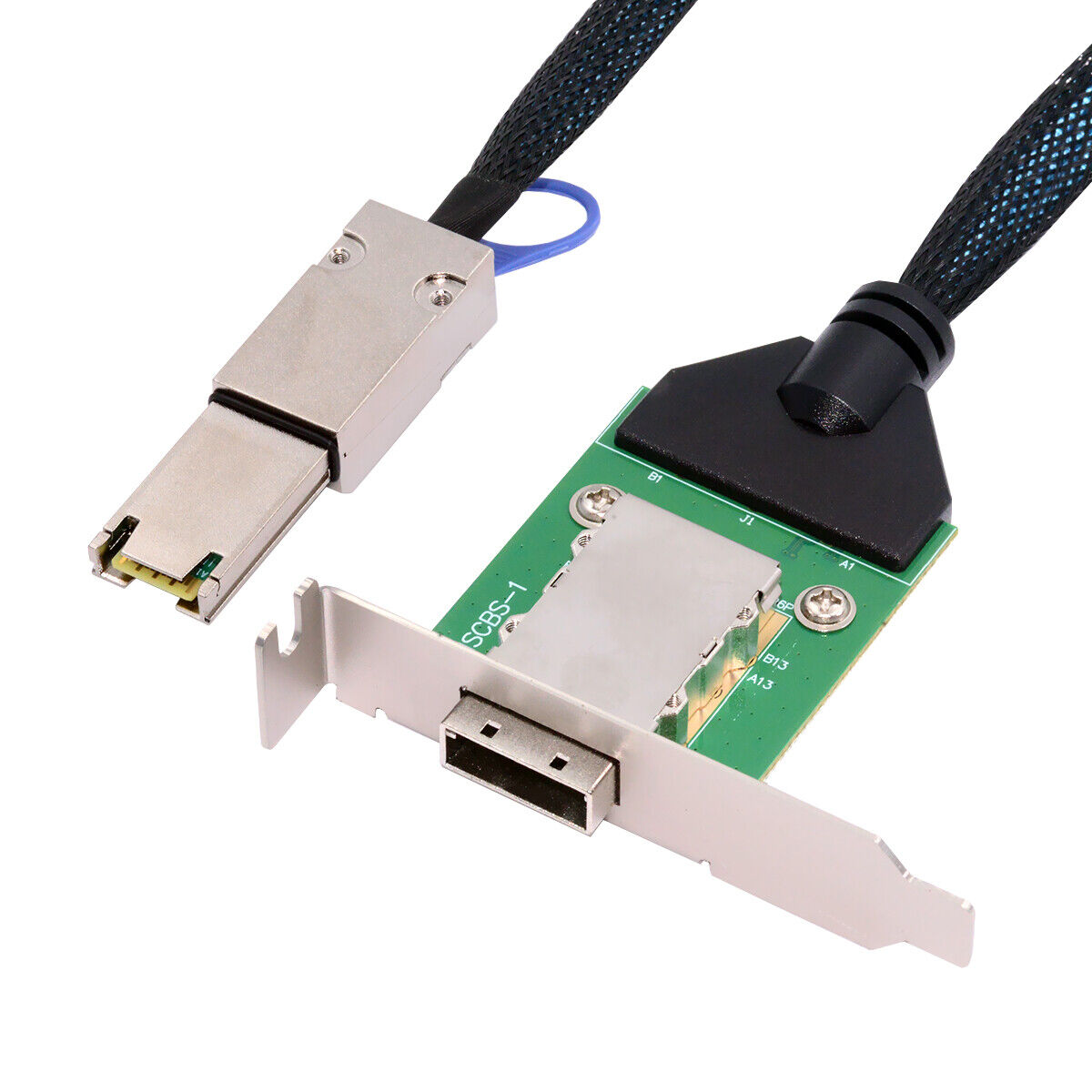 Jimier Mini SAS SFF-8088 to SFF-8088 26Pin External Extension Data Cable