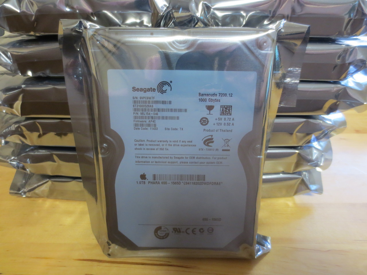 Seagate ST31000528AS Apple#655-1565D 1000gb 3.5" Sata hard drive
