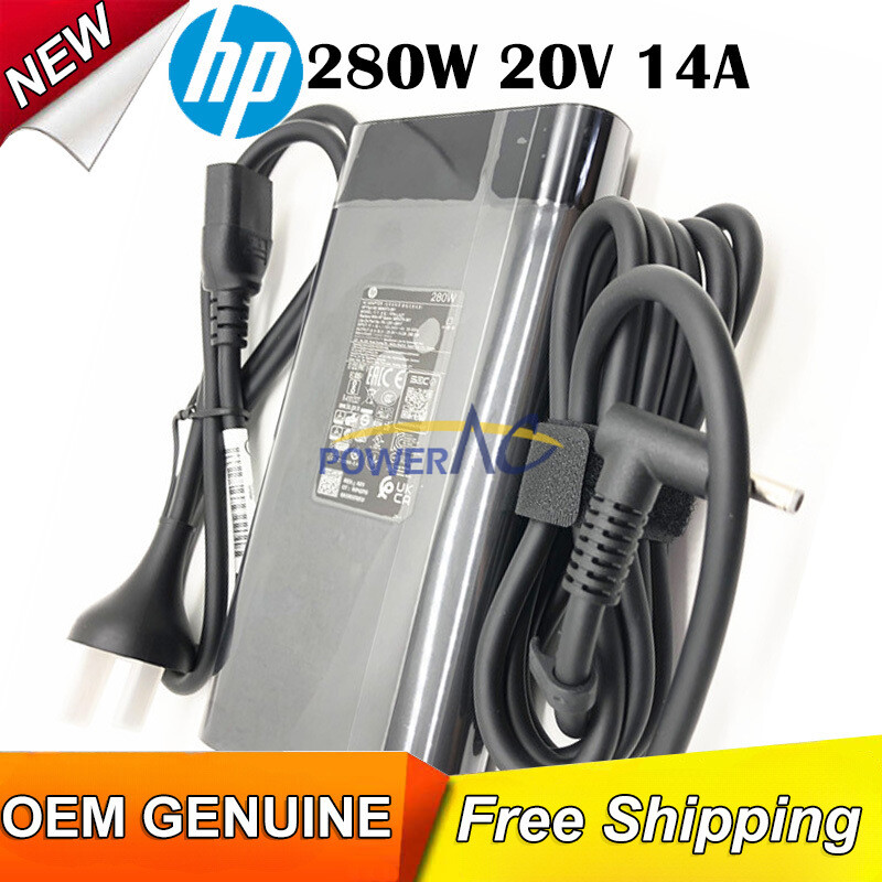Original 20V 280W HP M95376-001 M94073-001 M94073-002 Charger AC Adapter Cable
