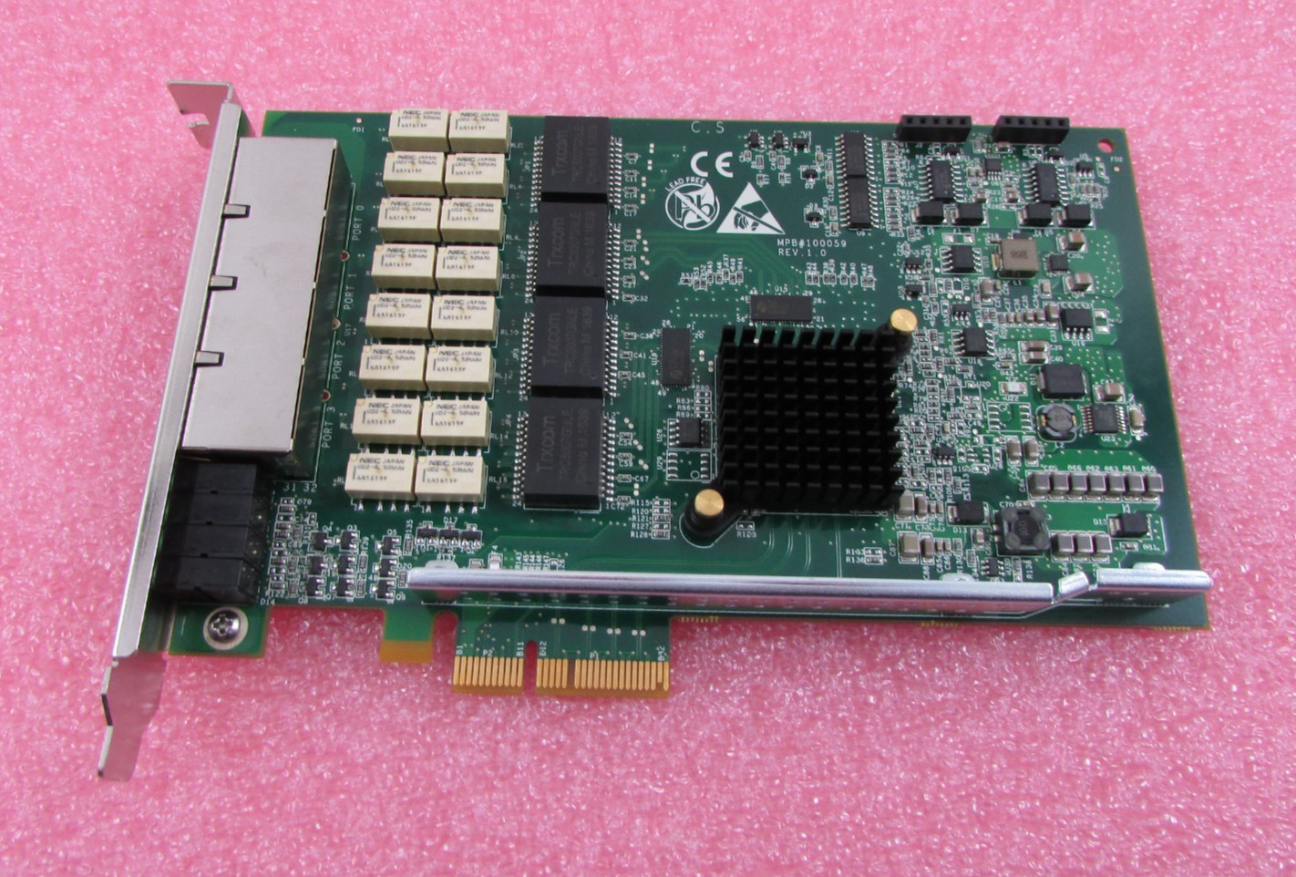 Silicom PE2G4BPI35A-SD Quad Port PCI Copper Ethernet Bypass Card