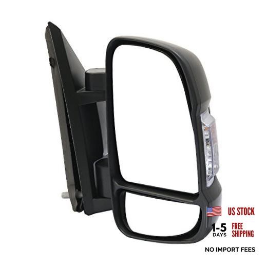 Replacement Passenger Right Side Power Door Mirror with Single Light Fit 2010