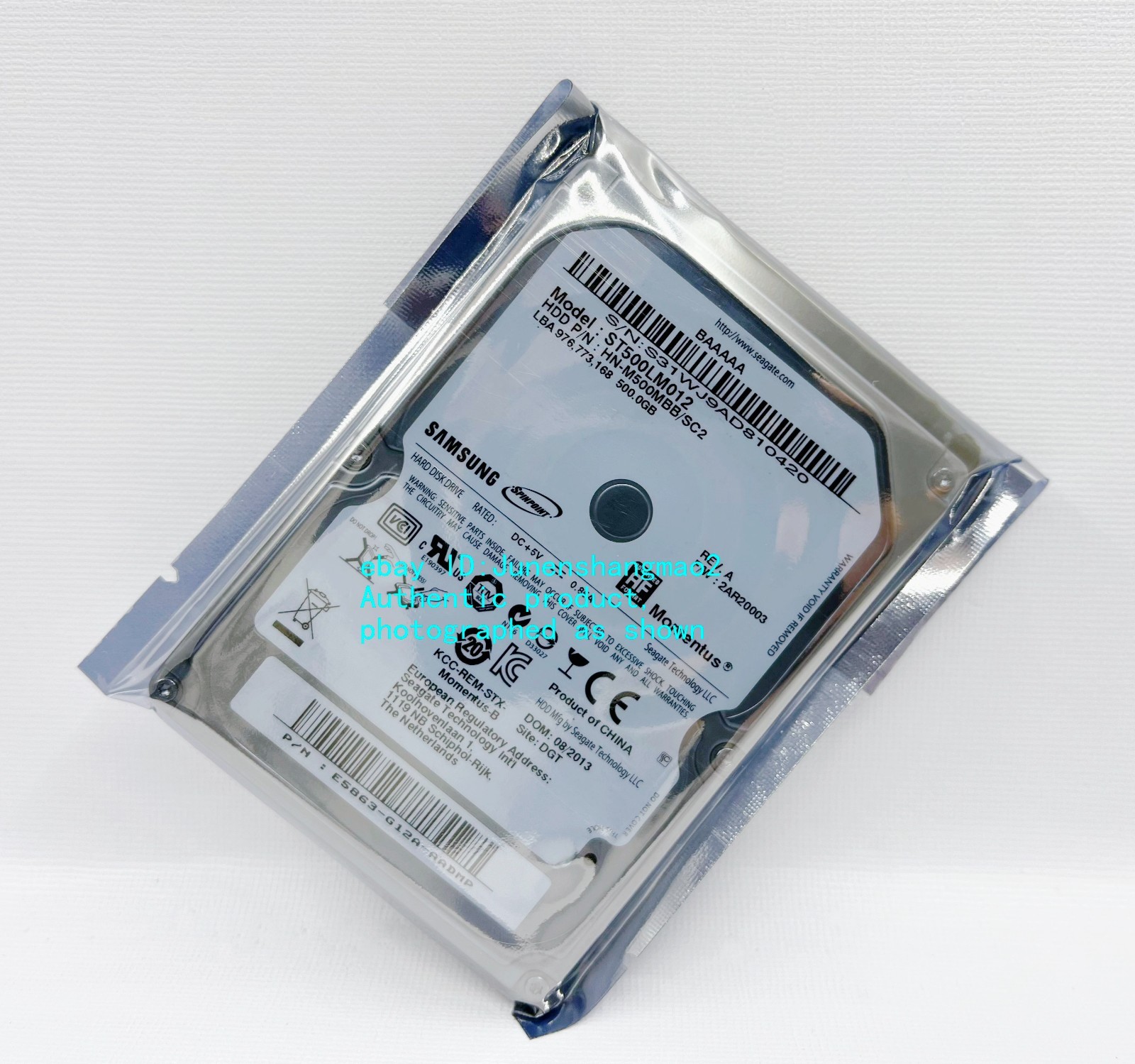 Samsung/Seagate 500GB ST500LM012 SATA 2.5" Laptop Hard Drive