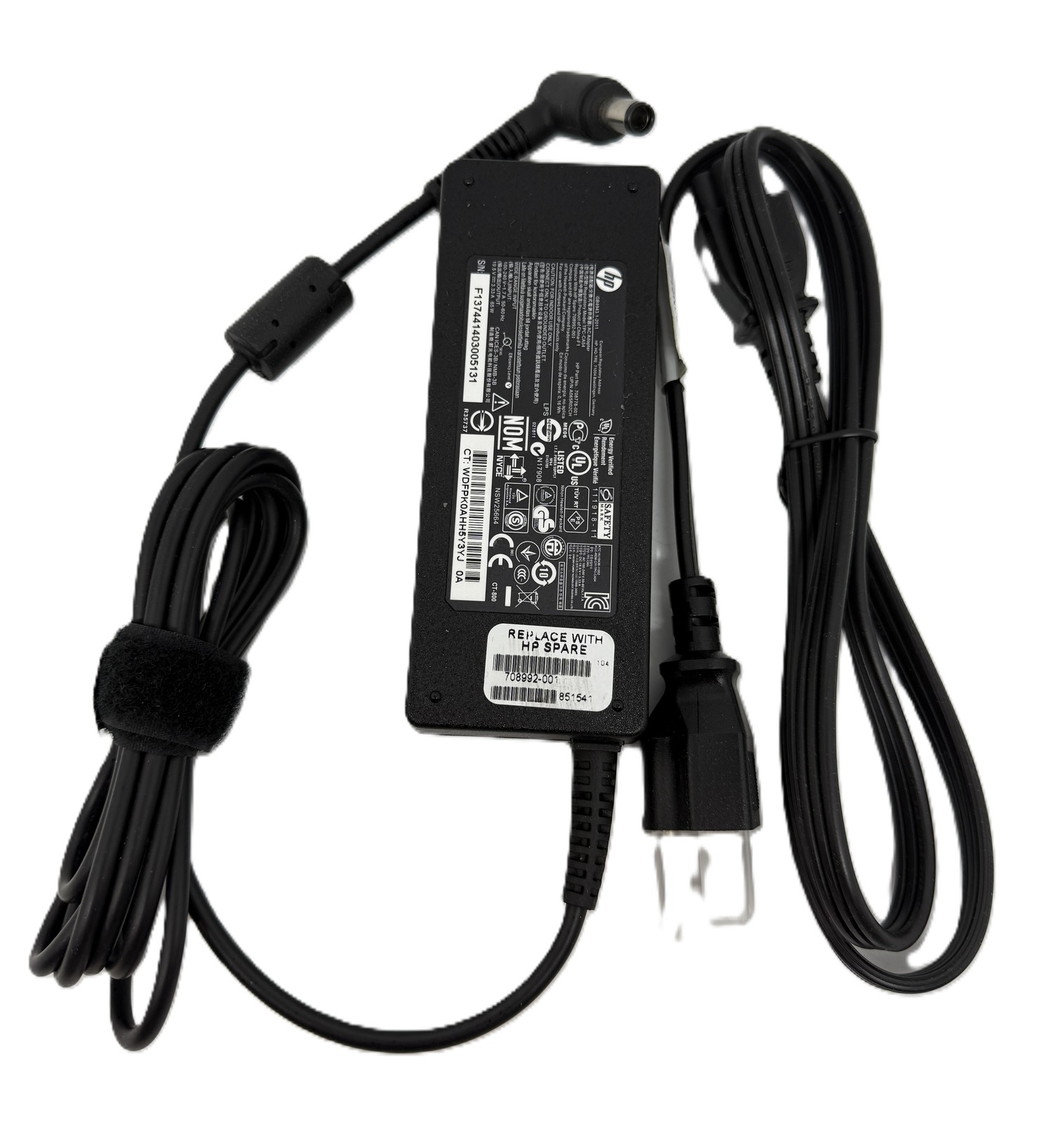NEW Genuine for HP 65W Charger Adapter 19.5v 519329-001 519329-002 693711-001