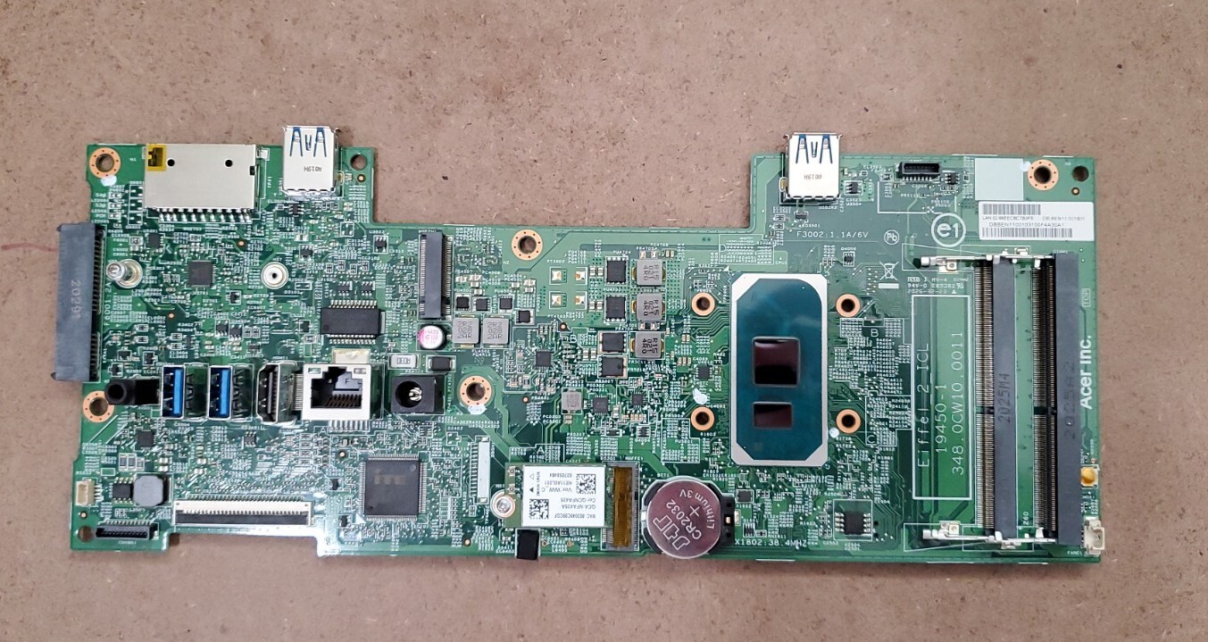 Acer Aspire C24-963 Intel i3-1005G1 Motherboard Eiffel 2 ICL 19450-1
