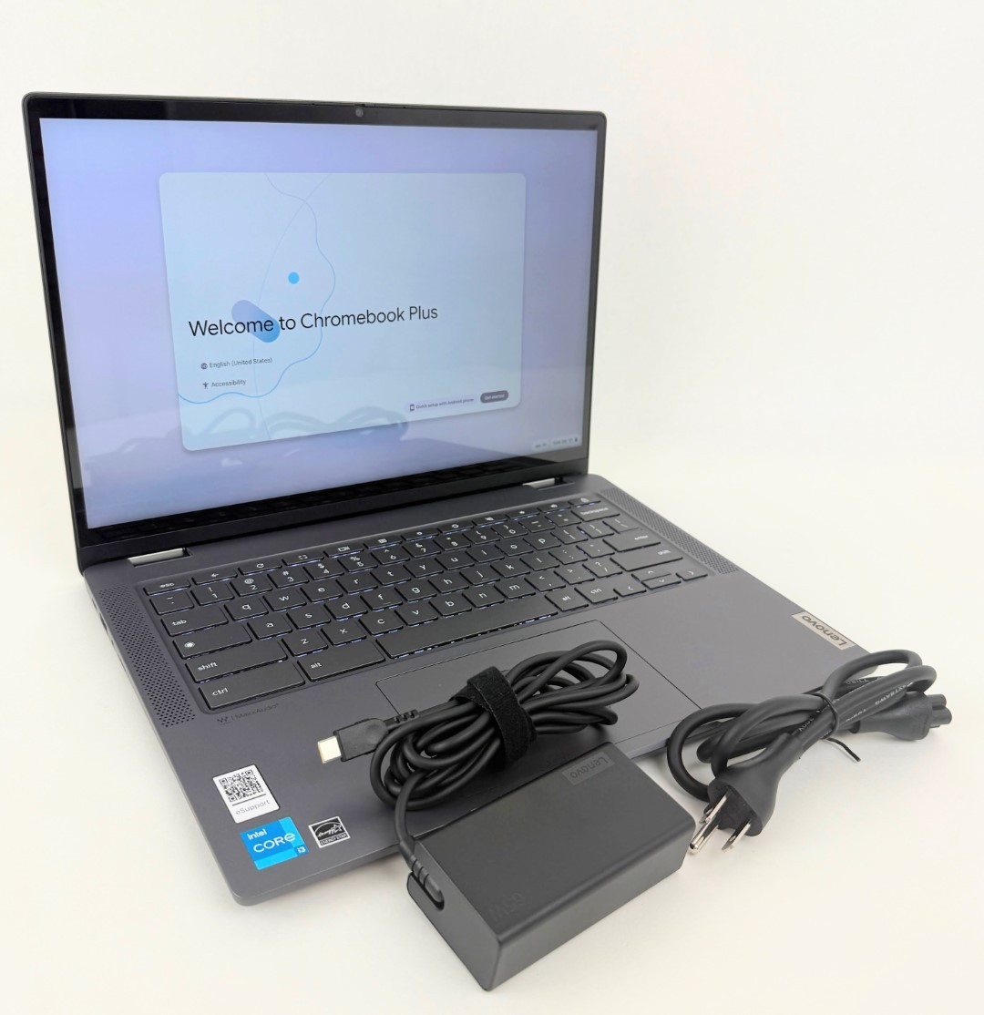 Lenovo Flex 5i Cromebook Plus 14" FHD+ Touch i3-1315U 8GB 128GB eMMC Google AI
