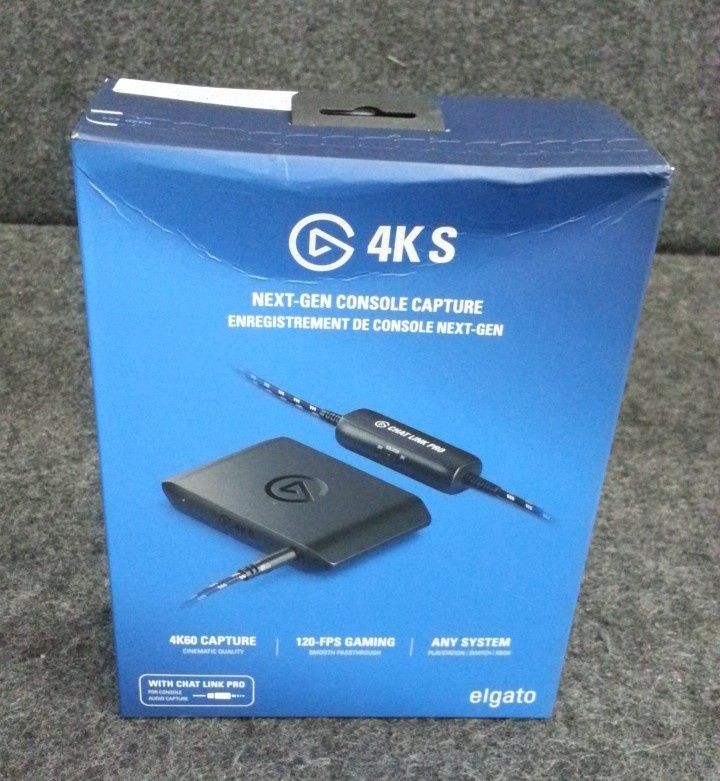 ELGATO 20GBR9901 4K S External Game Capture Card 4K60 Black