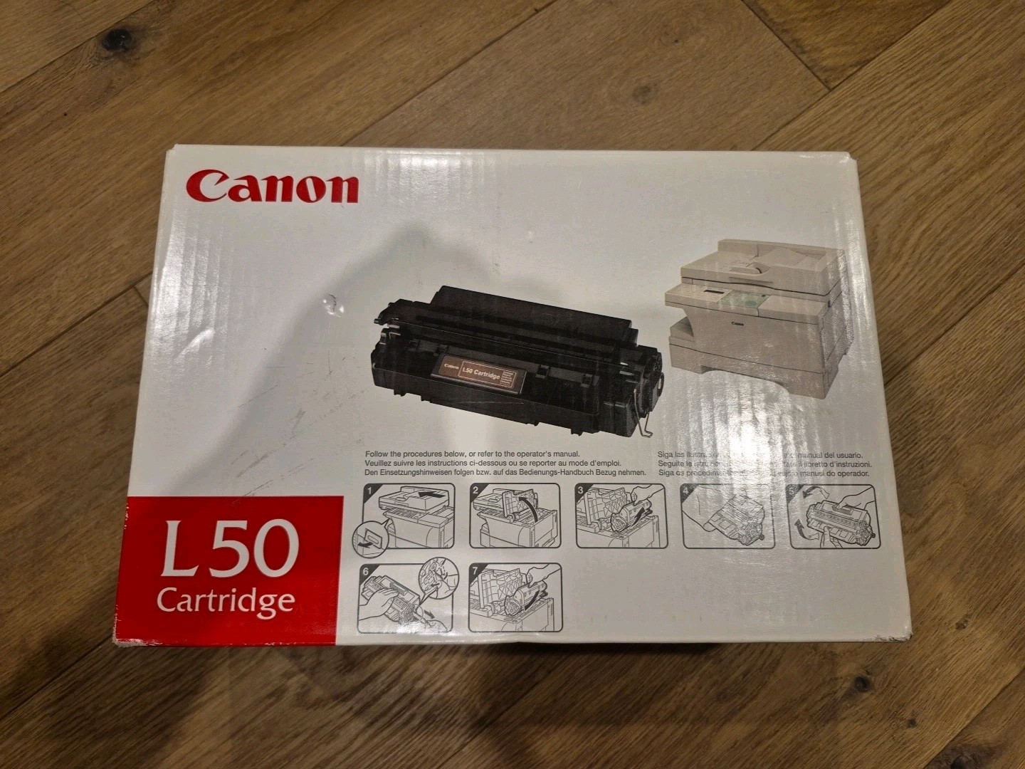 Canon Genuine Toner L50 Black Cartridge (6812A001) PC1060 series / PC 1080F