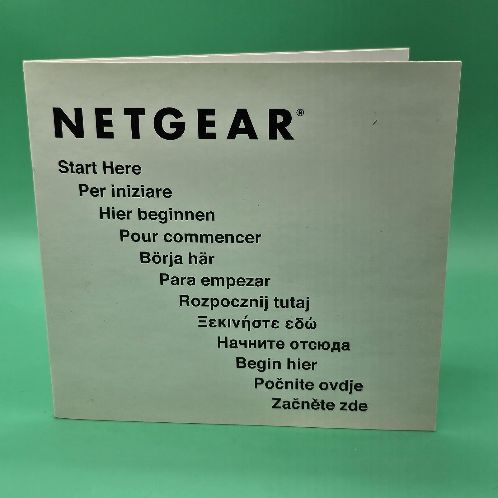 Netgear Wireless Router Start Here Resource CD-ROM Version 2.2 Quick Start Guide