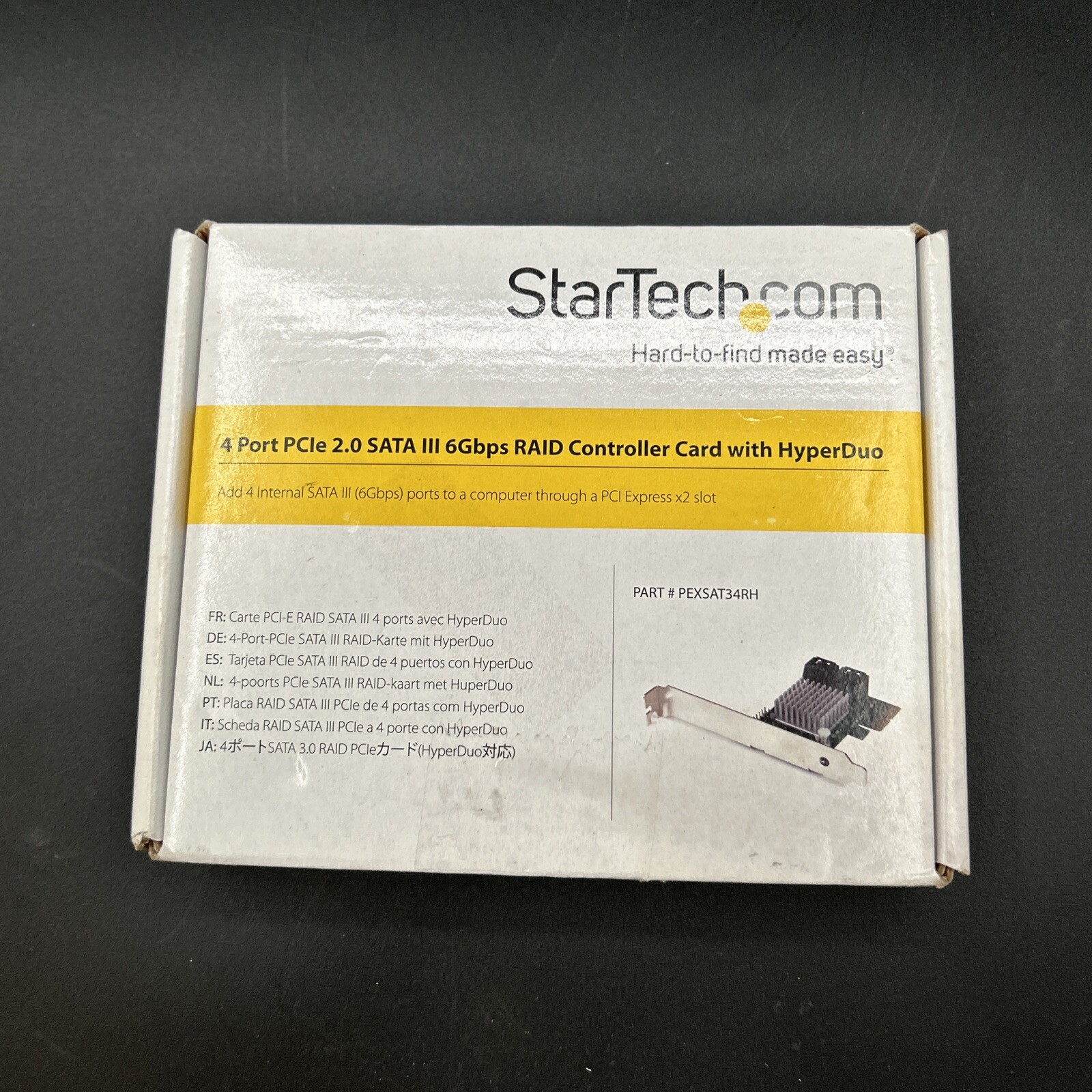 StarTech PEXSAT34RH 4 Port RAID Controller Card