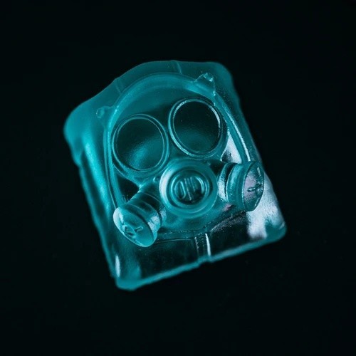 Cyberpunk Artisan Resin Keycap Handmade Custom MX Cherry Mechanical Keyboard