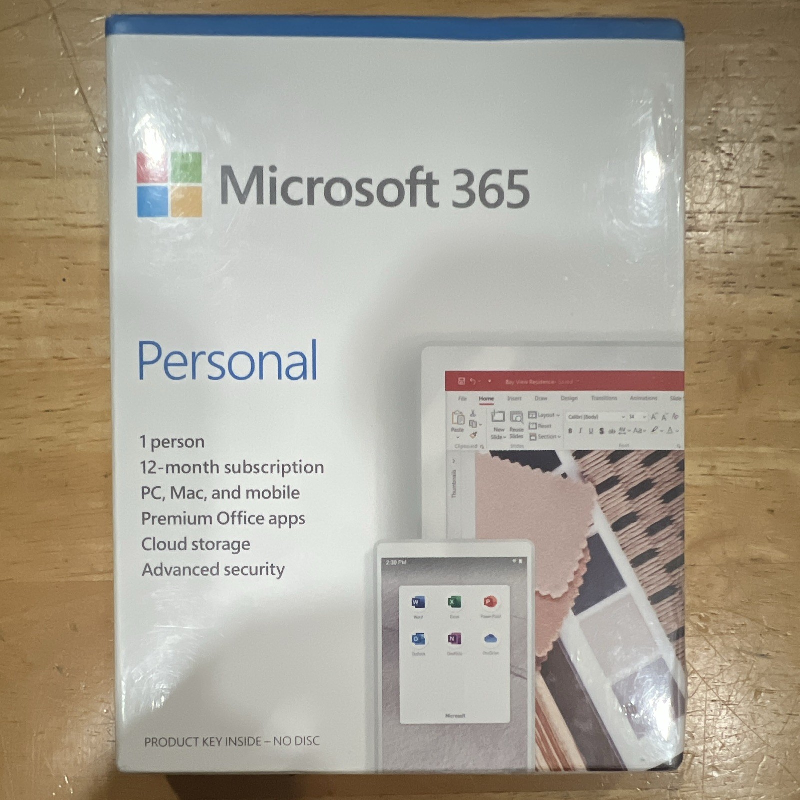 Microsoft 365 Personal 12-Month Subscription Key, 1 Device, PC/Mac/Mobile