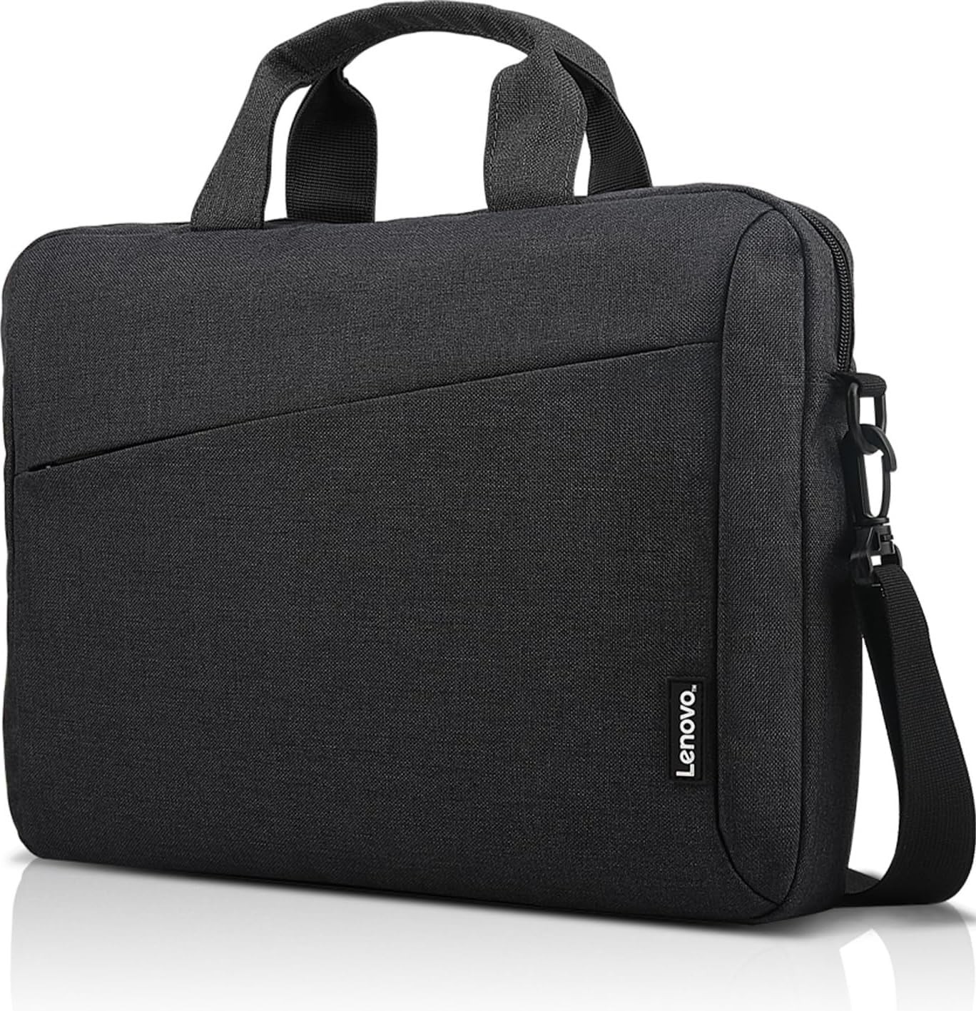 Sleek Black Lenovo T210 Messenger Bag for Laptop or Tablet, Durable & Water-Resi