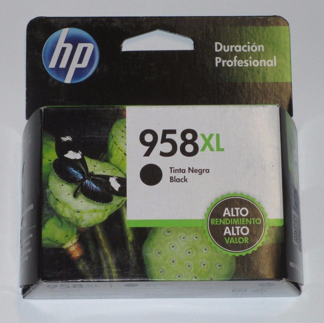 Genuine HP 958XL Black High Yield Ink Carts (L0R41AL) Office Jet Pro. Rare Item