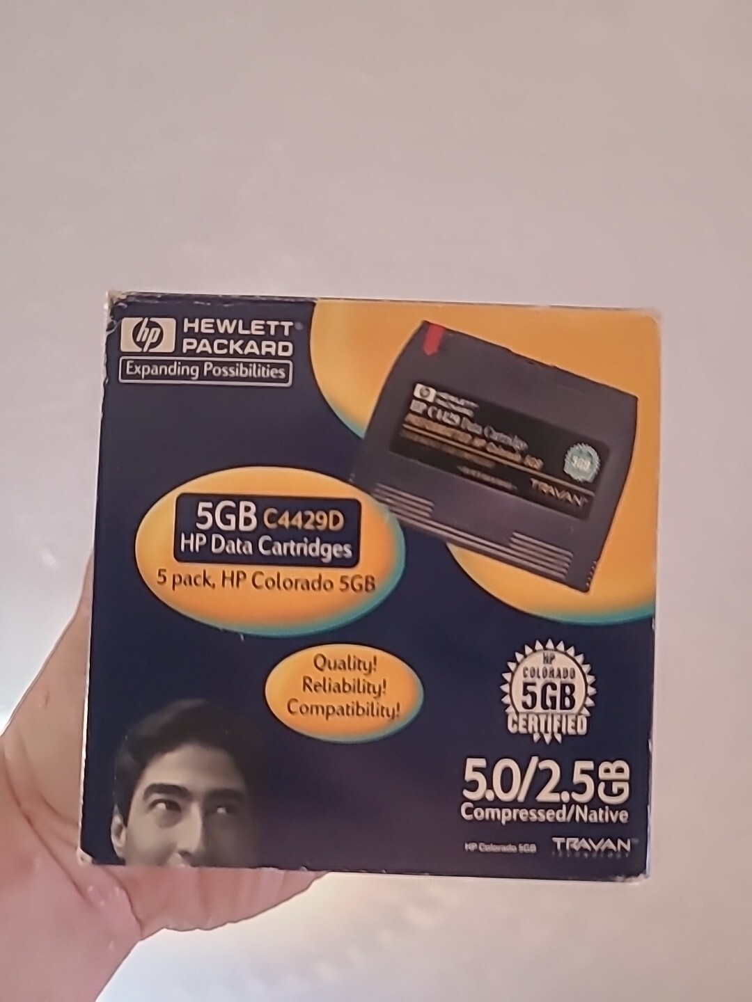 C4429D HEWLETT PACKARD / HP 2.5GB/5GB TRAVAN TAPE CARTRIDGE (5 Pack)