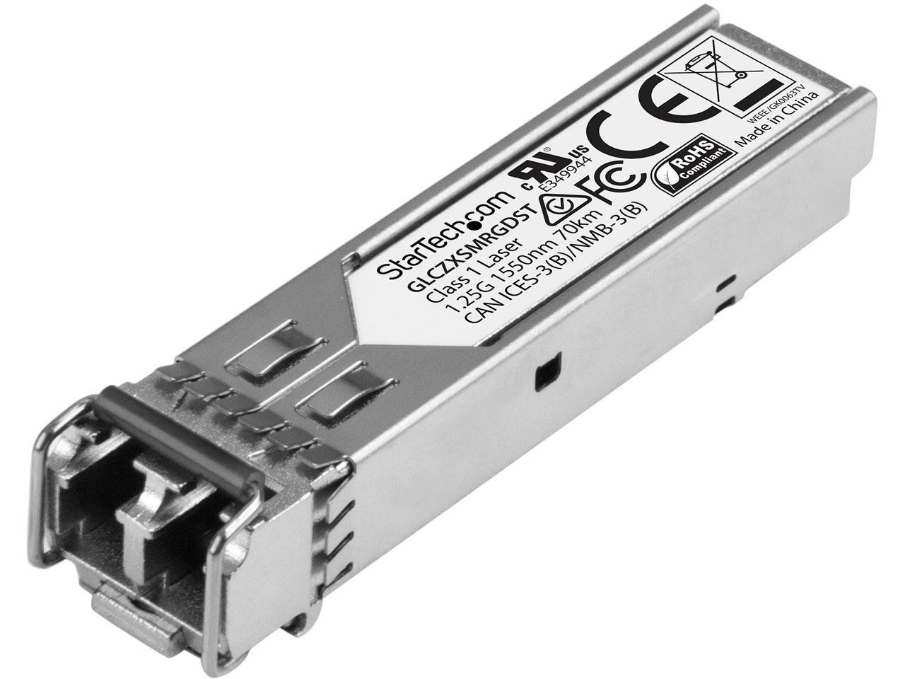 StarTech.com GLCZXSMRGDST Cisco GLC-ZX-SM-RGD Compatible SFP Module - 1000BASE-Z