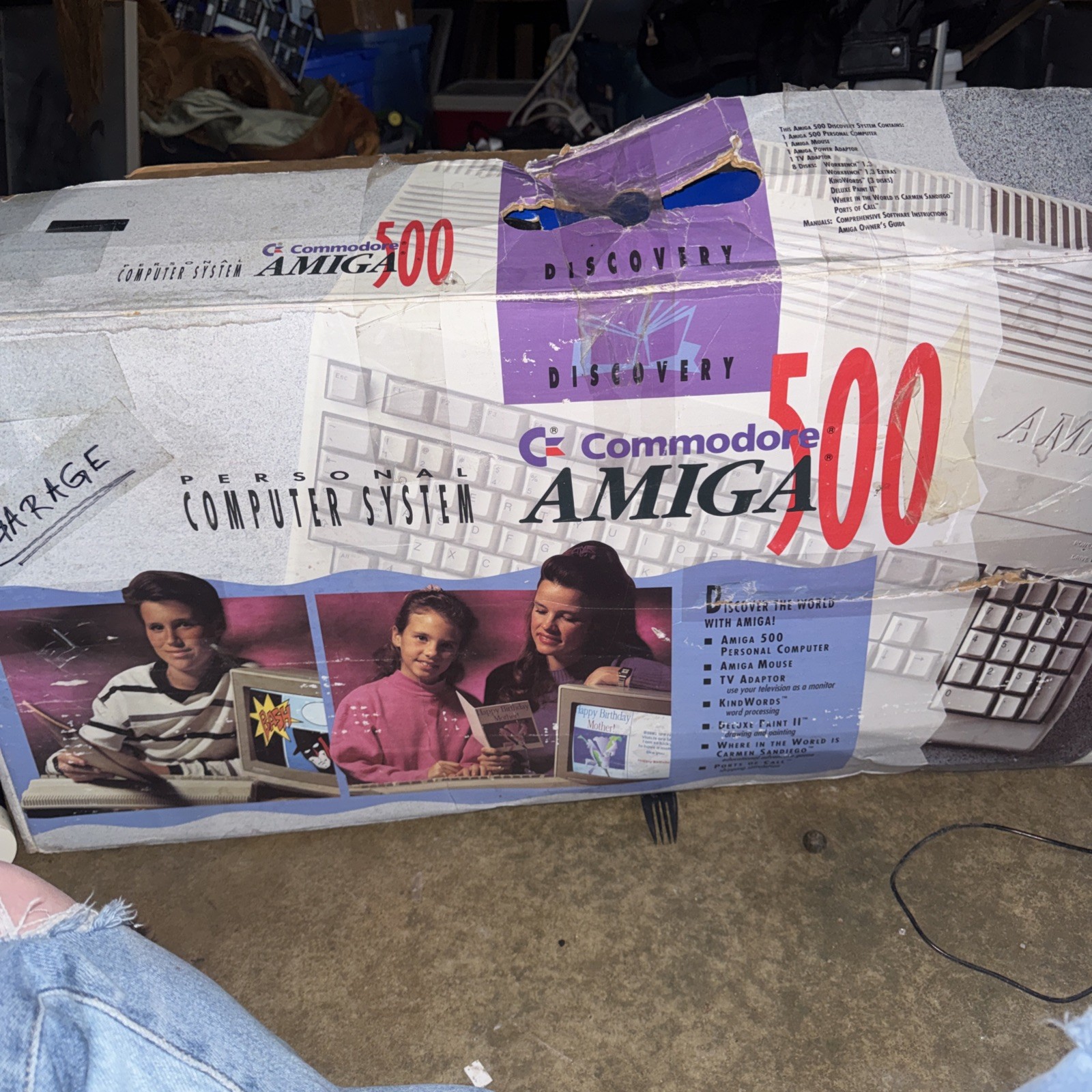 commodore amiga 500 computer, New in box. Only opened for pictures